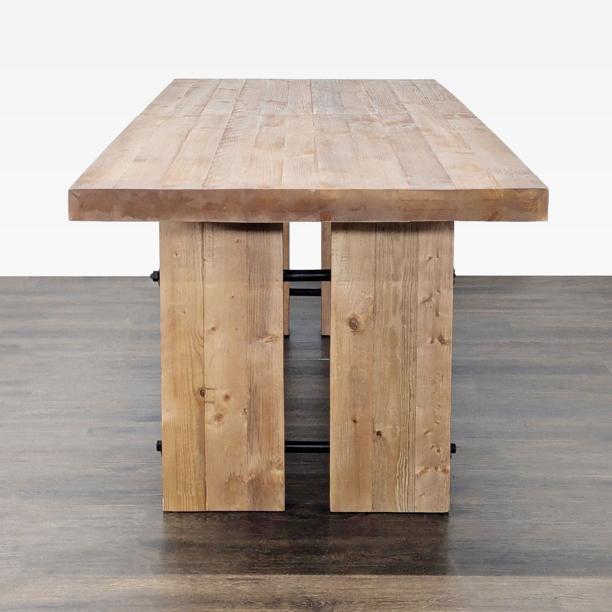 Pottery Barn Rustic Extendable Dining Table - Thumbnail 4