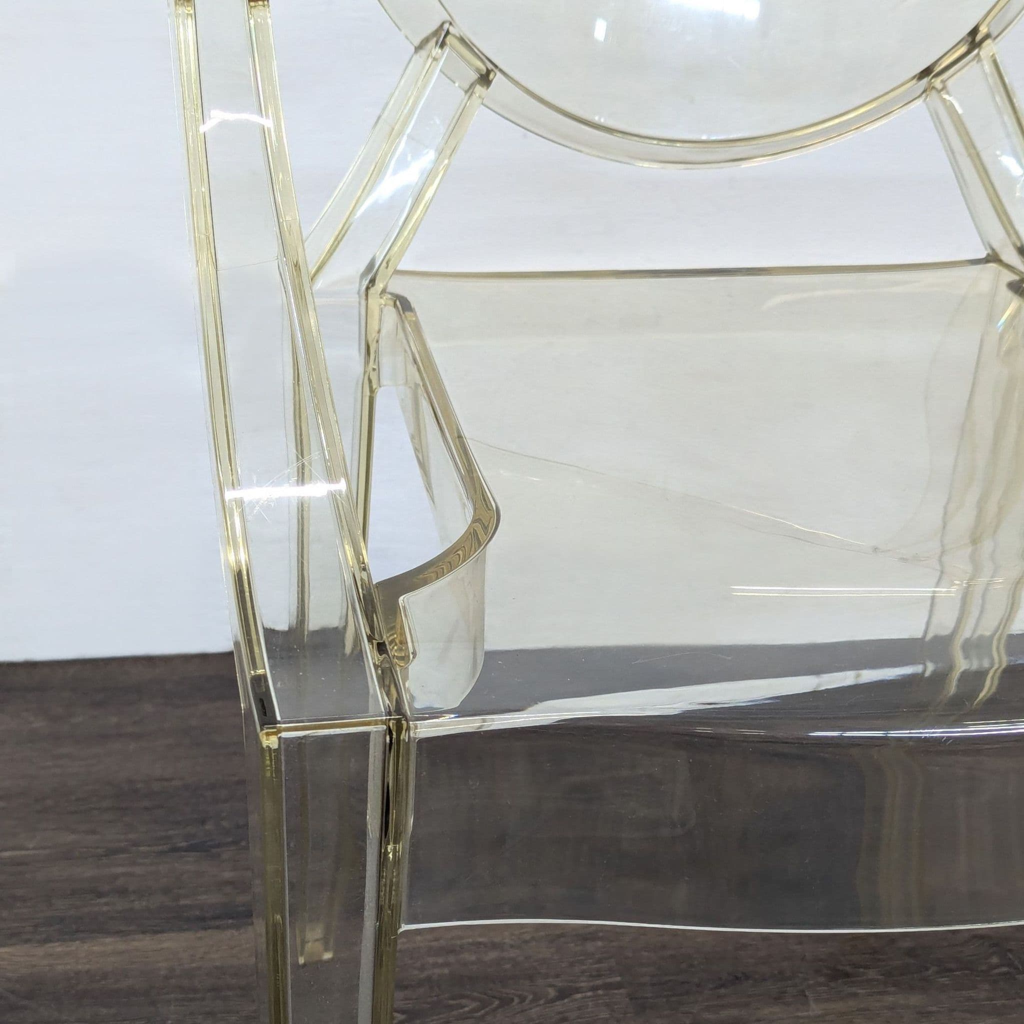Acrylic Dining Armchair - Thumbnail 7