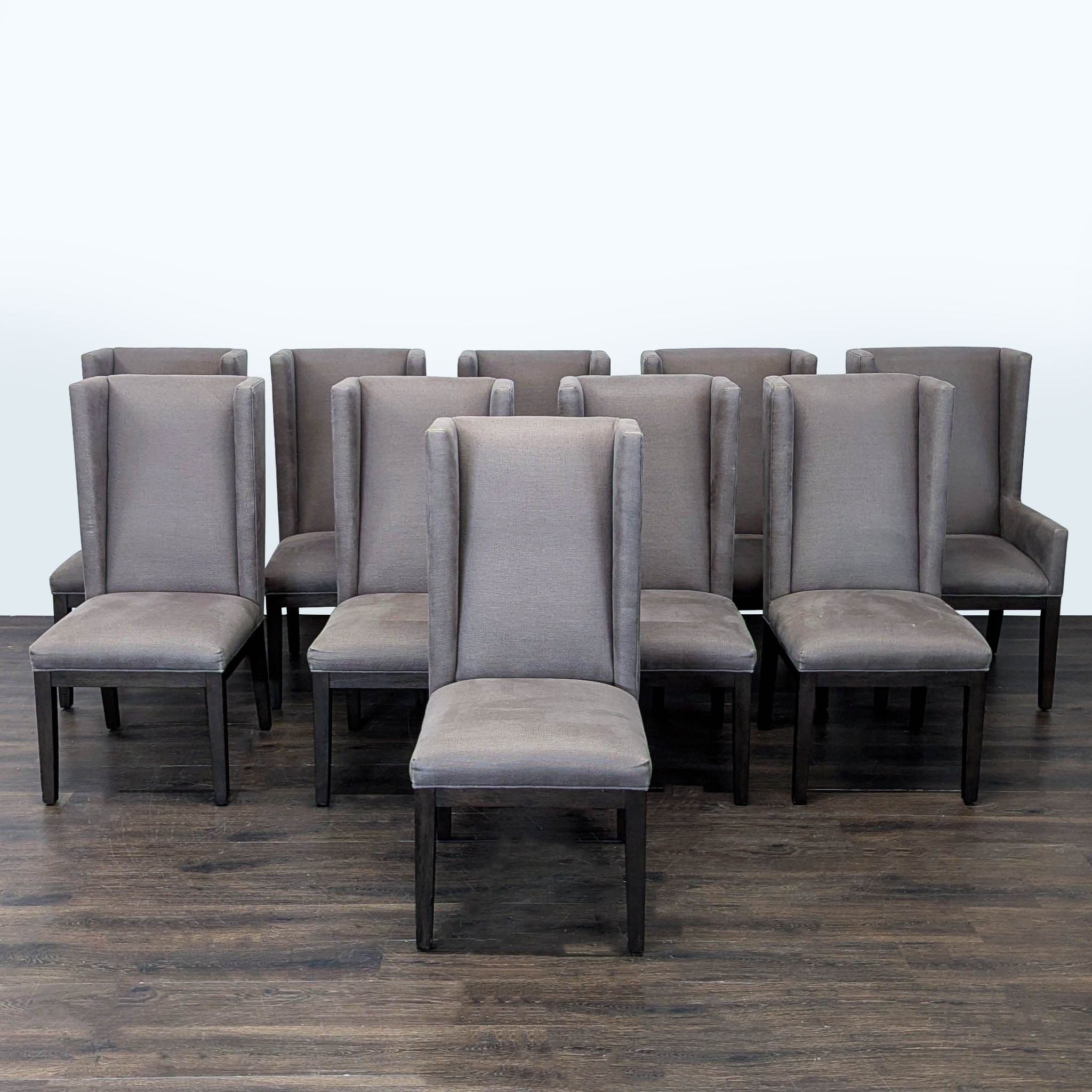 Restoration Hardware Modern 11-Piece Dining Set with Rectangular Table - Thumbnail 3