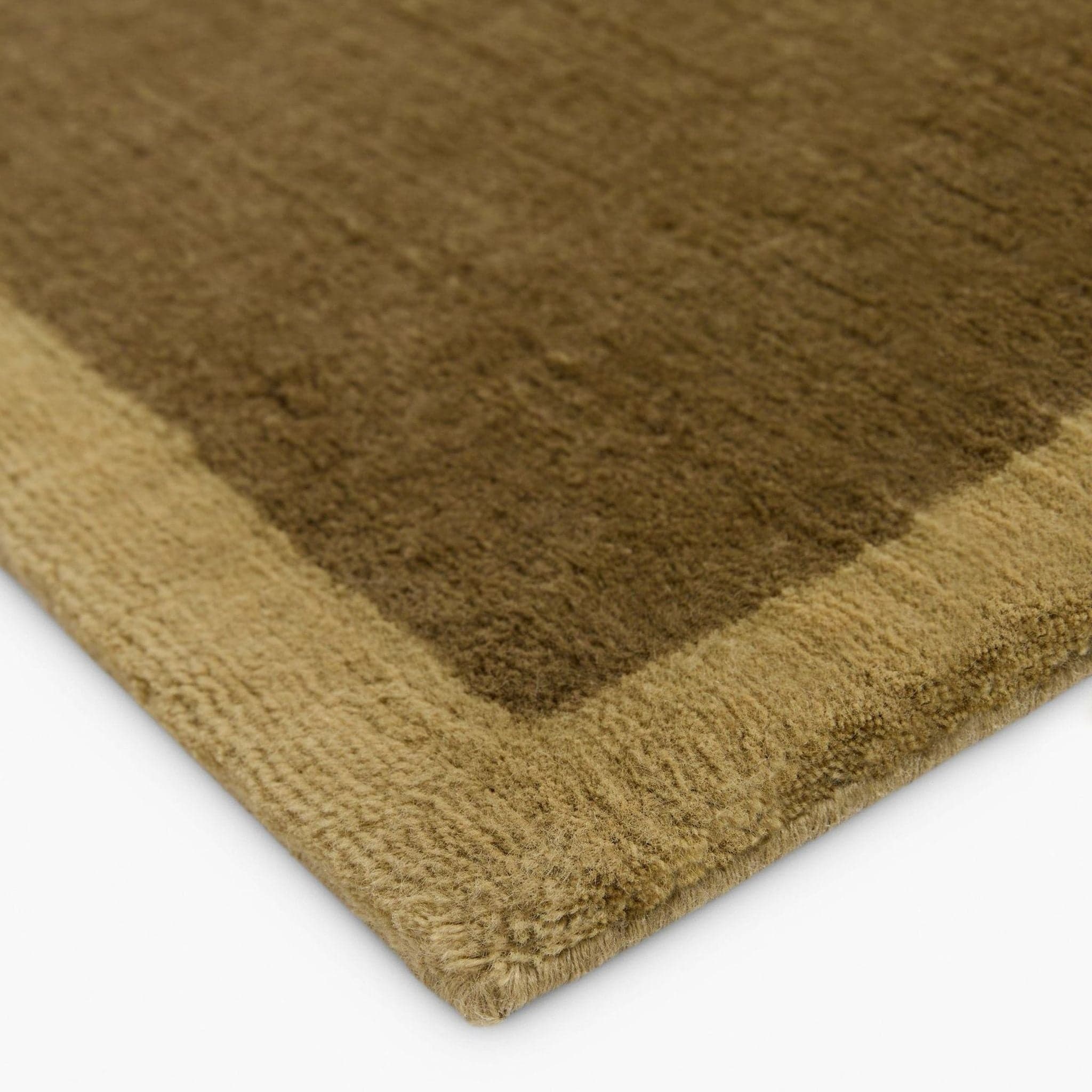 Lulu and Georgia Deller Modern Beige and Brown Wool Area Rug - Thumbnail 2