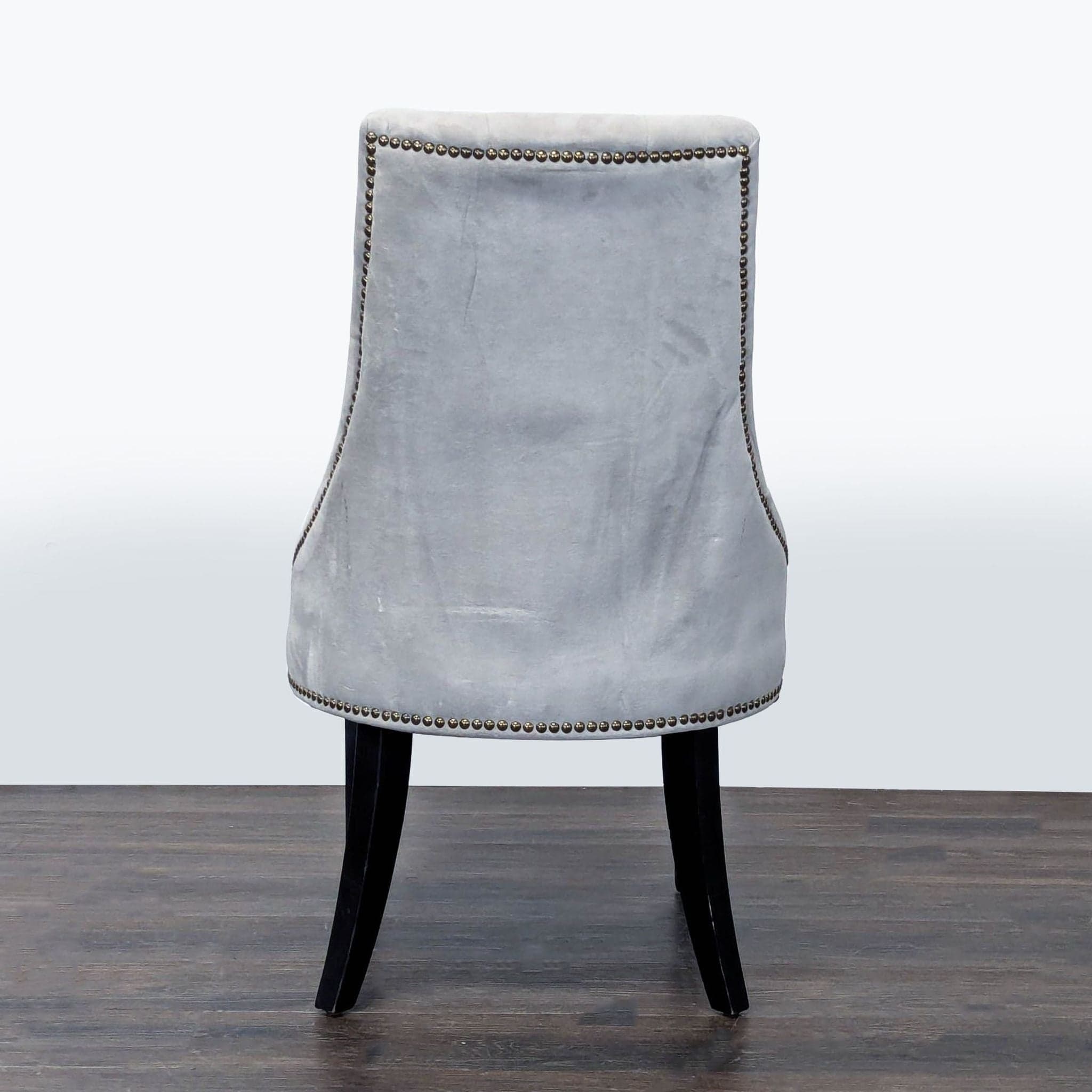 World Market Tufted Back Dining Chair with Nailhead Trim - Thumbnail 2