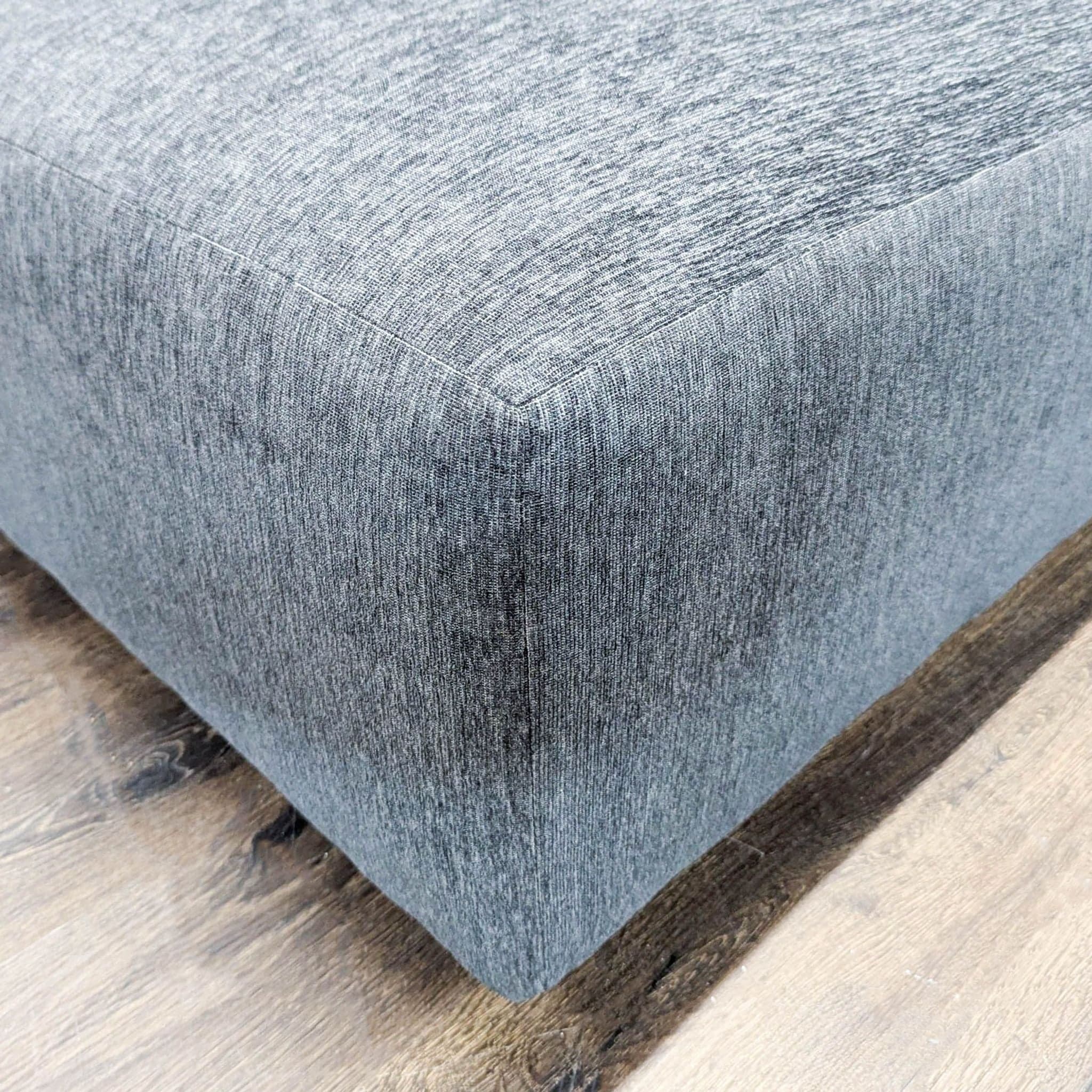 Maiden Home Breuer Modern Dark Gray Sectional with Ottoman and Pillows - Thumbnail 7