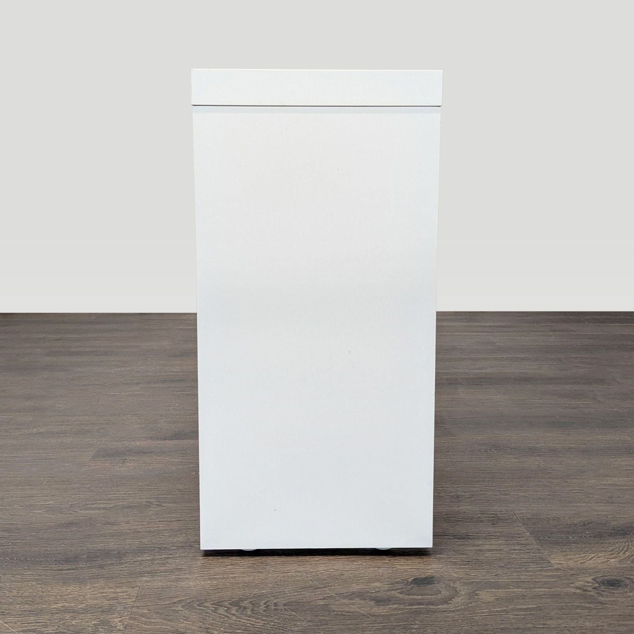 Wood Console Table in White Finish - Thumbnail 2