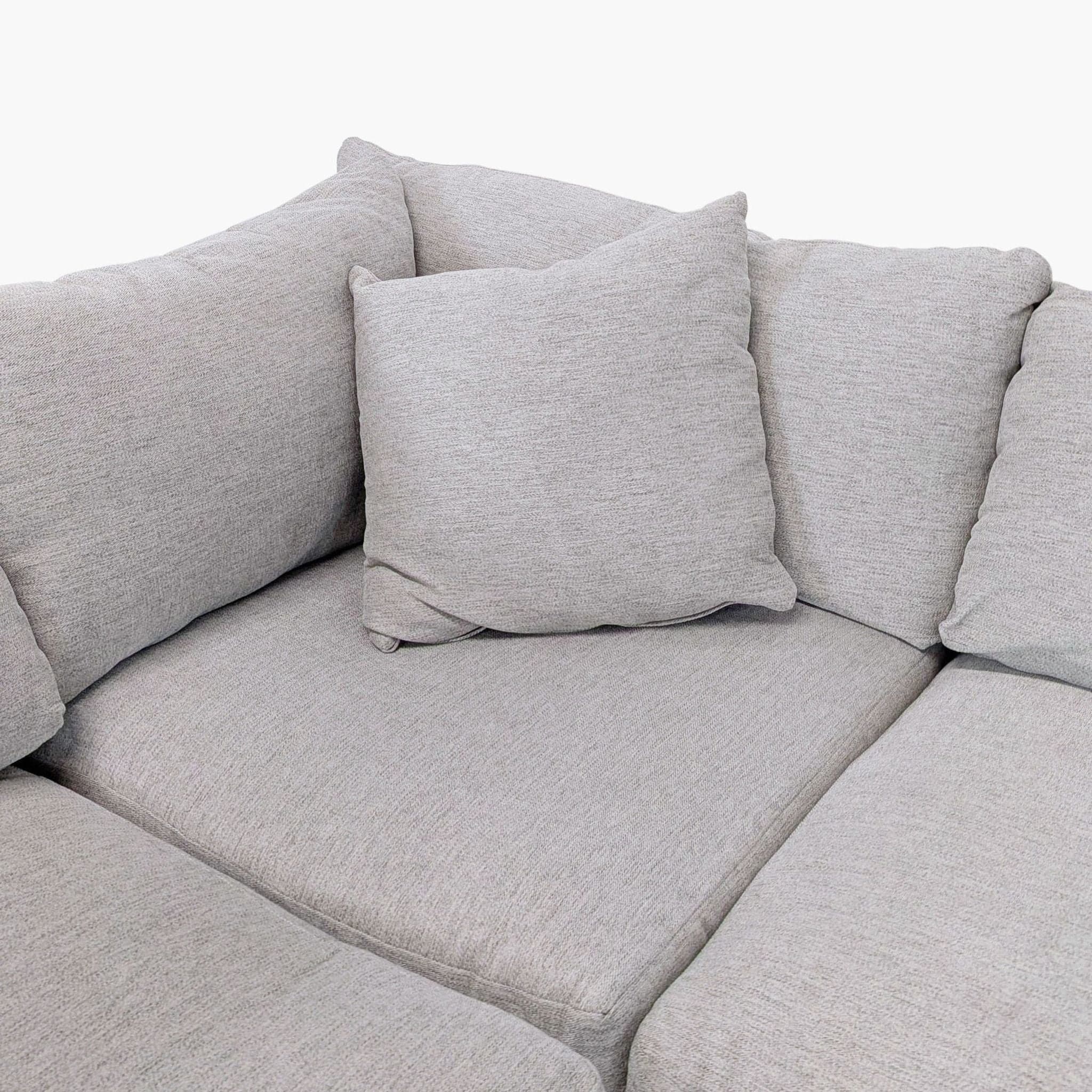 Living Spaces Everett II Modern L-Shaped Sectional Sofa - Thumbnail 6