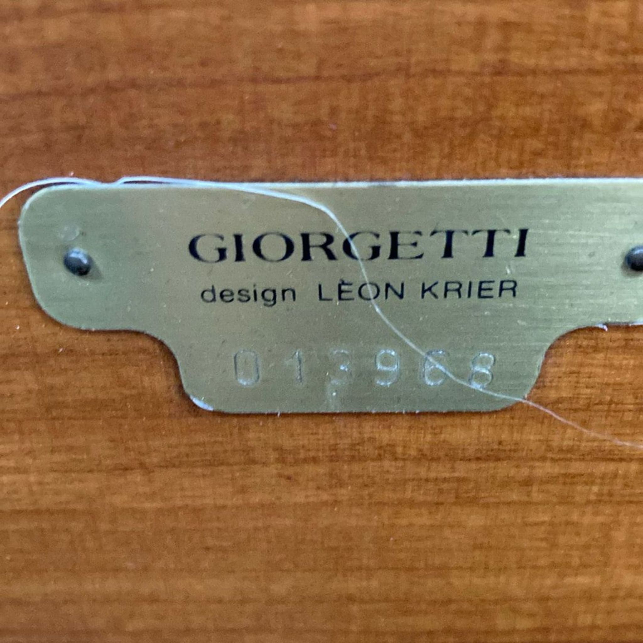 Giorgetti Tetra Coffee Table Designed by Léon Krier - Thumbnail 5