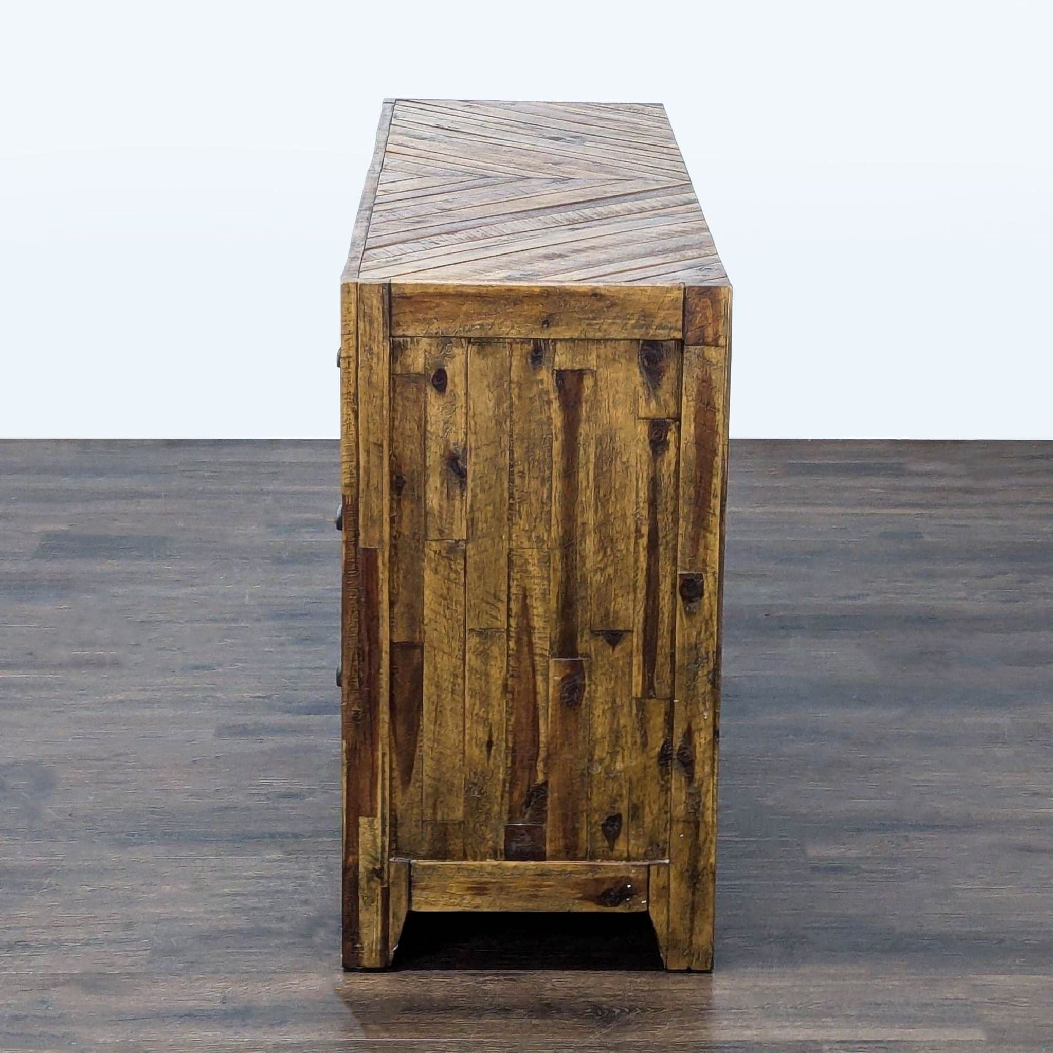 Magnussen River Ridge Rustic 6-Drawer Dresser with Metal Handles - Thumbnail 4