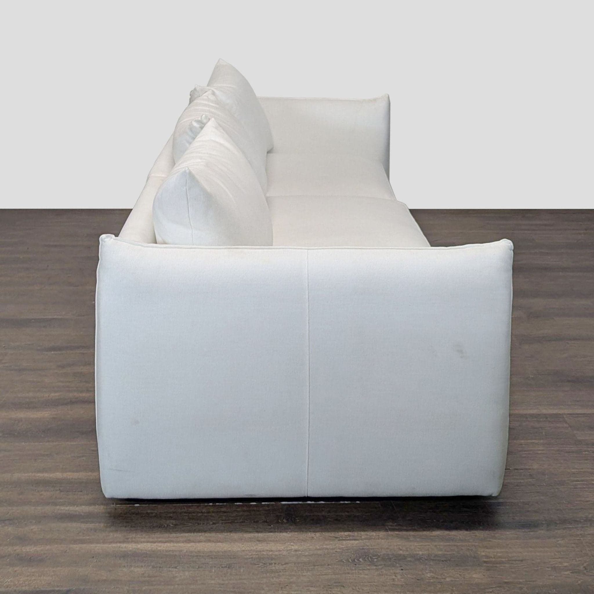 Maiden Home 3-Seat Sofa in White Upholstery - Thumbnail 5