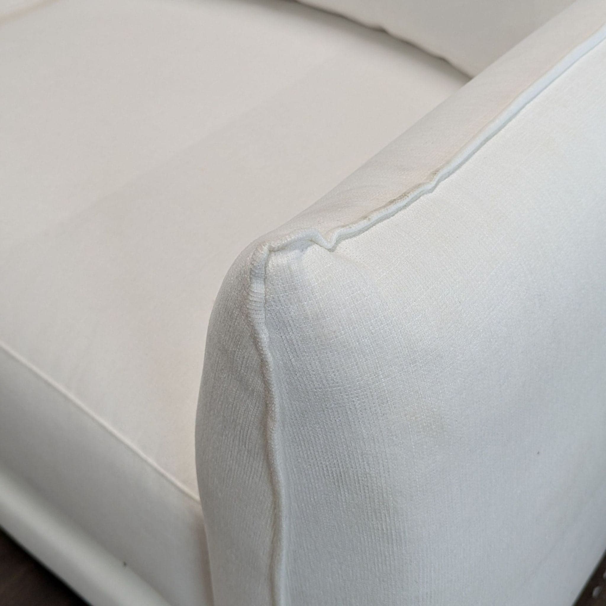 Maiden Home 3-Seat Sofa in White Upholstery - Thumbnail 8