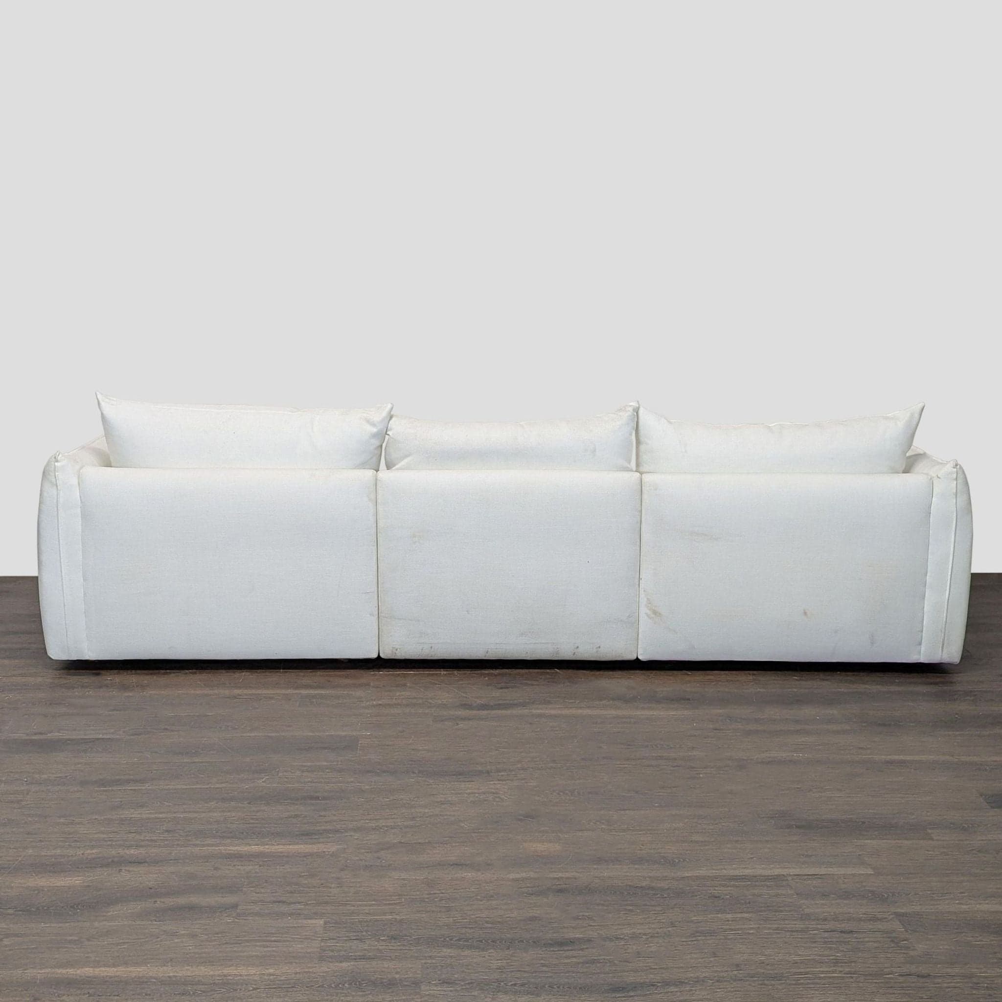 Maiden Home 3-Seat Sofa in White Upholstery - Thumbnail 4