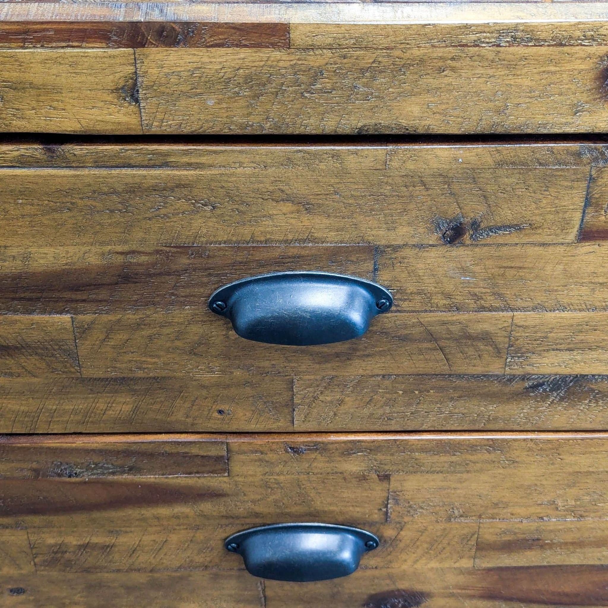 Magnussen River Ridge Rustic 6-Drawer Dresser with Metal Handles - Thumbnail 8