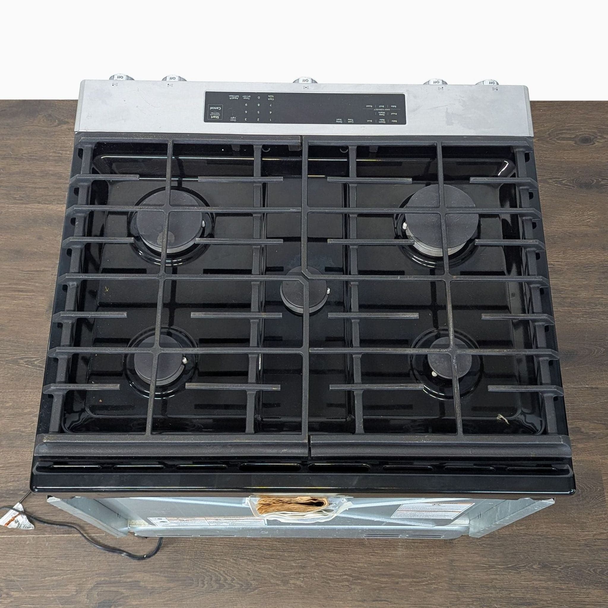KitchenAid Stainless Steel Gas Range Oven with 5 Burners - Thumbnail 5