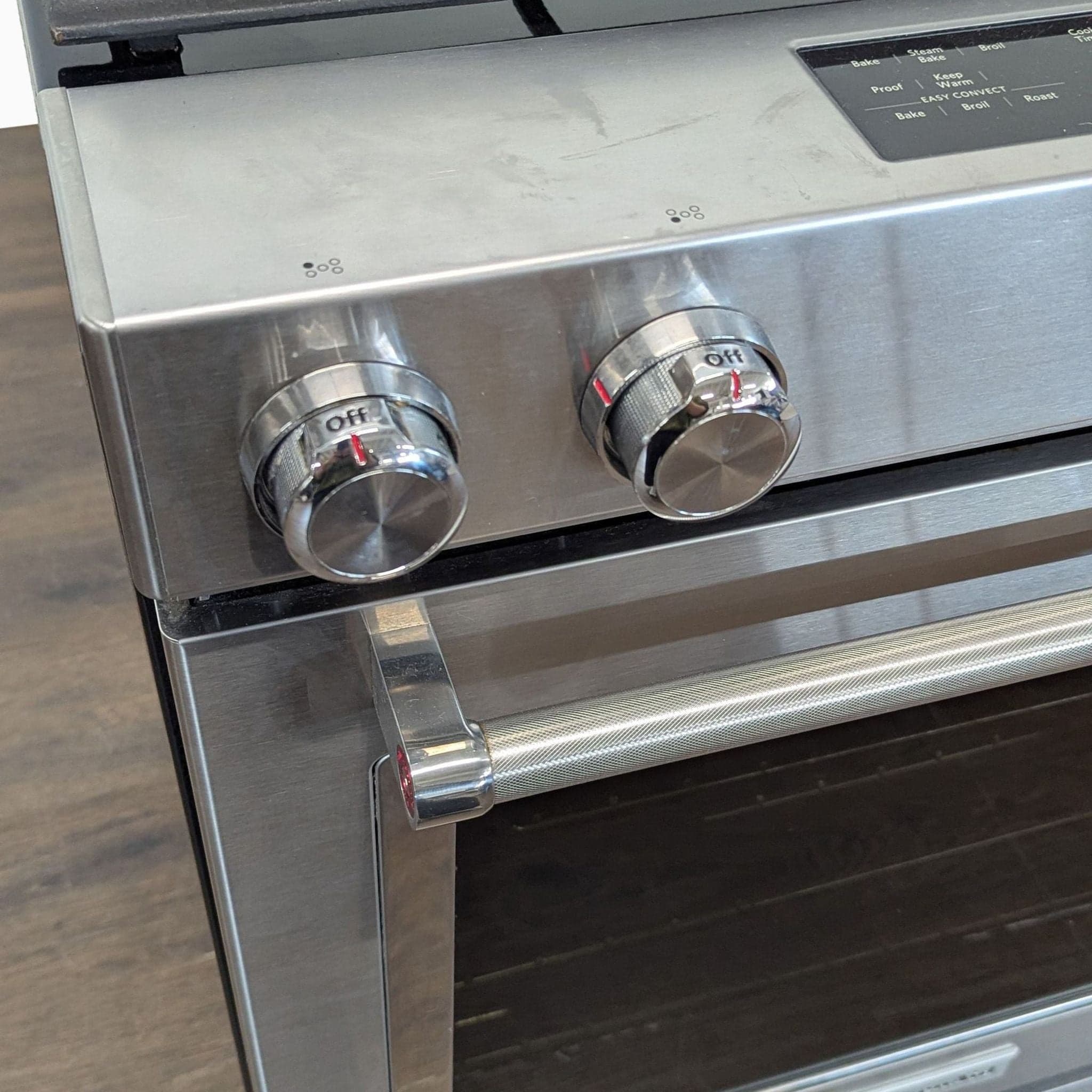 KitchenAid Stainless Steel Gas Range Oven with 5 Burners - Thumbnail 6