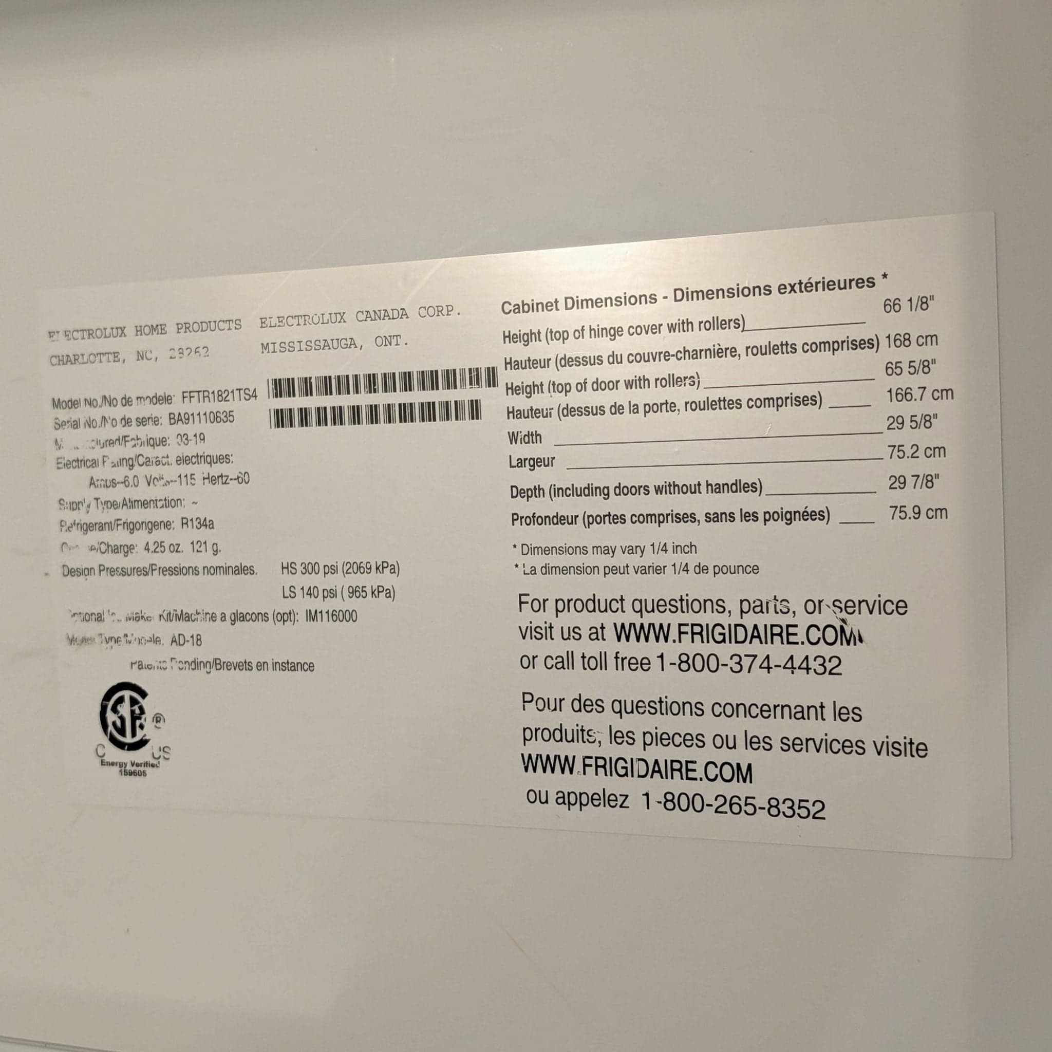 Frigidaire Stainless Steel Top Freezer Refrigerator - Thumbnail 8