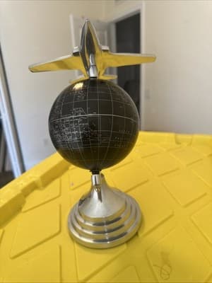 Small World Globe W/ Jet Plane - Thumbnail 5