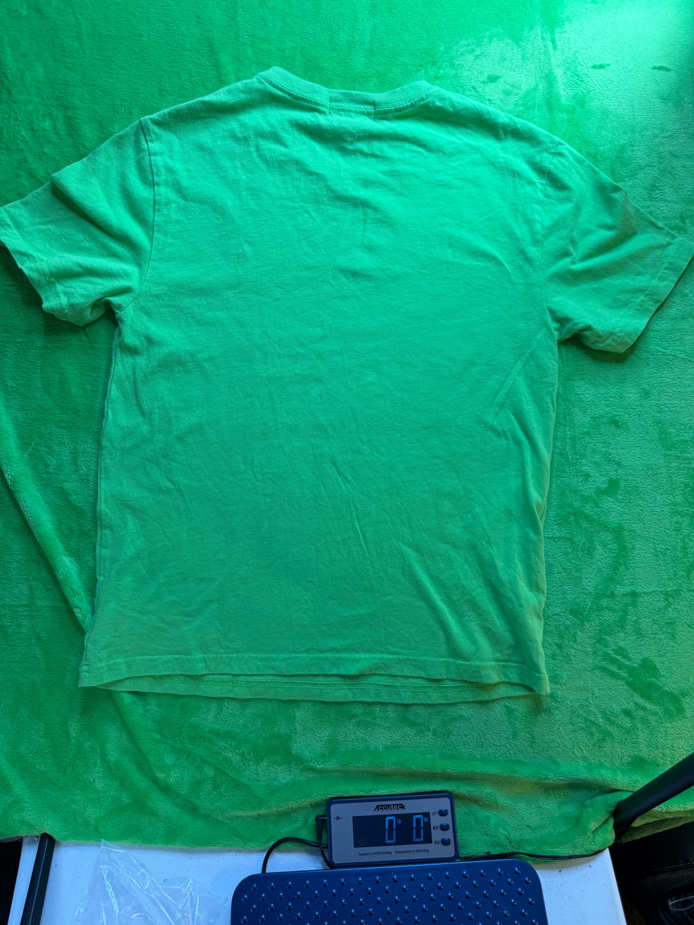 Polo Ralph Lauren Boys V-Neck T-Shirt Sz L 14-16 Lime Green Pony - Thumbnail 2