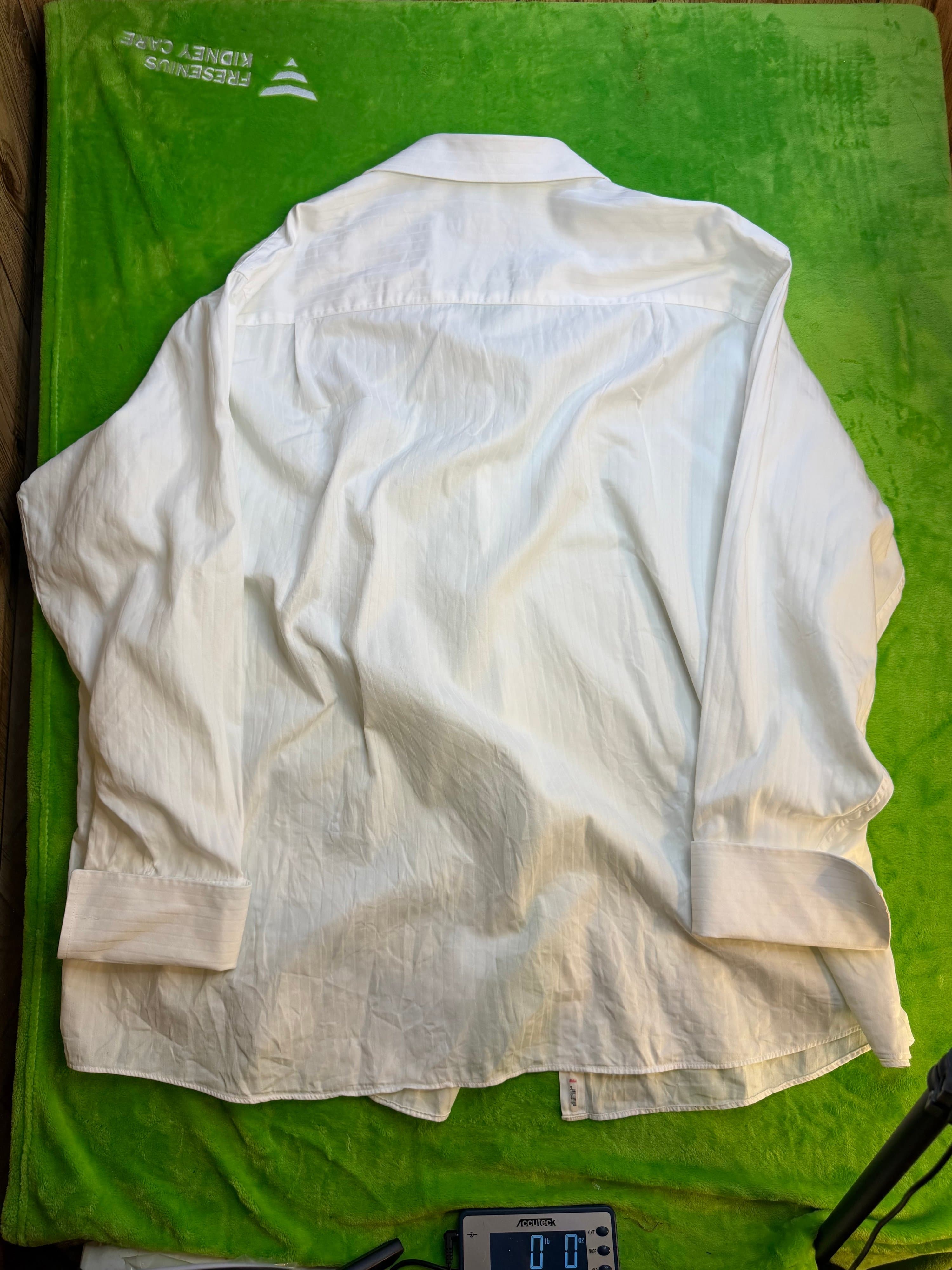 Donald J Trump Signature Collection Dress Shirt 20/34-35 BIG White Stripe - Thumbnail 2