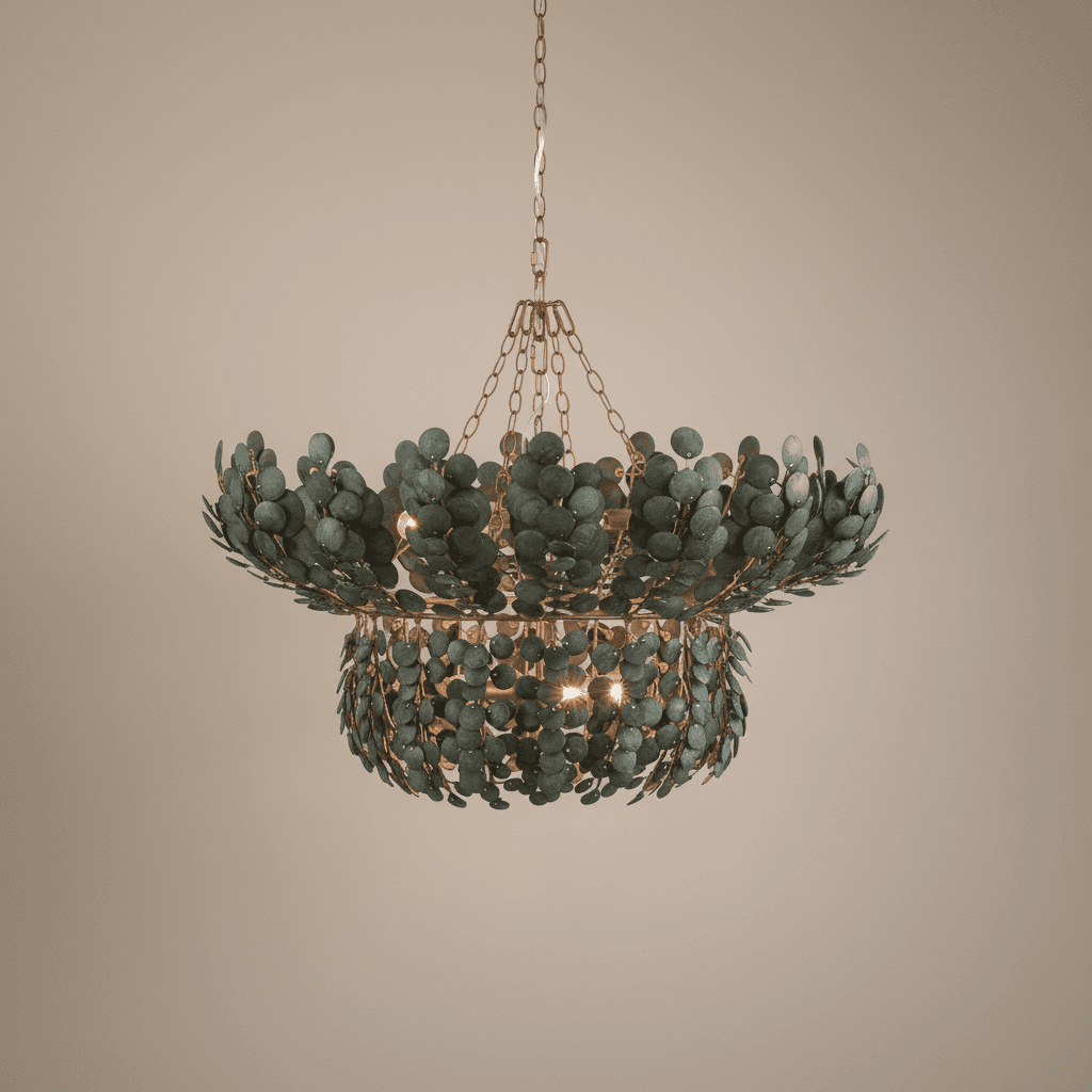 Designers Home Bilal Eucalyptus Chandelier FFE-1370 - Thumbnail 2