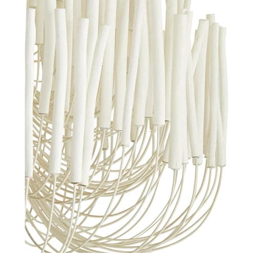 AH Home Tilda 6 Light 36 inch White Chandelier Ceiling Light, Large FFE-1443 - Thumbnail 4