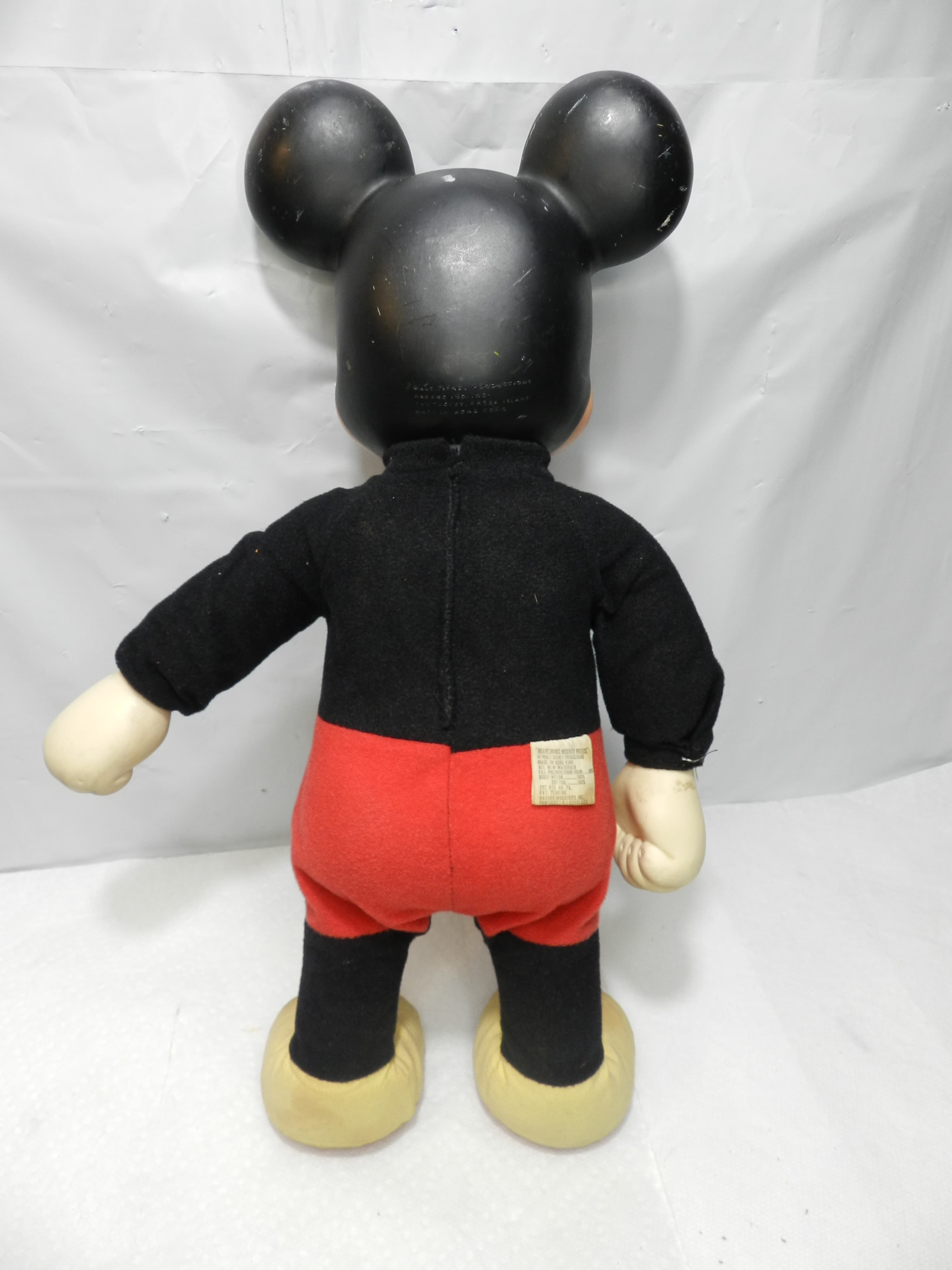 Vintage Disney MARCHING MICKEY MOUSE Walking 18" Doll 1975 Hasbro Plush (M91S) - Thumbnail 9