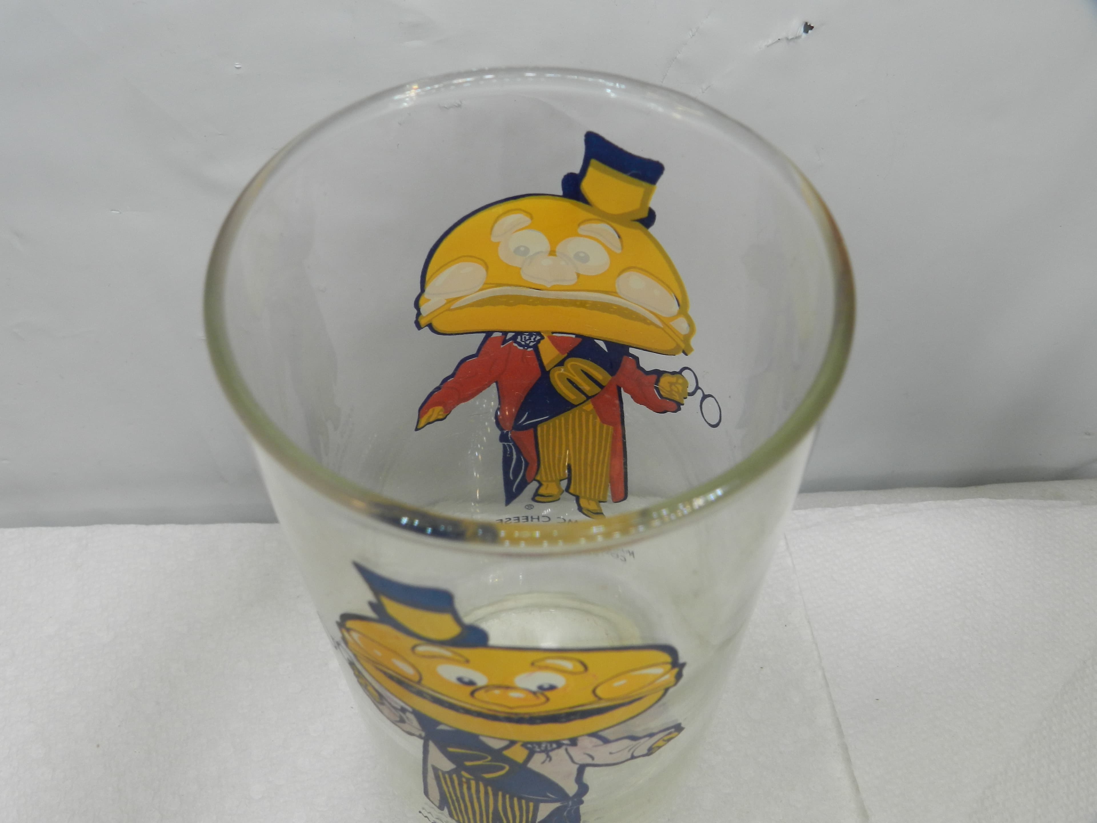 Vintage 1970s McDonald's Collector Series Glass Tumbler Mayor McCheese  (M94S) - Thumbnail 3