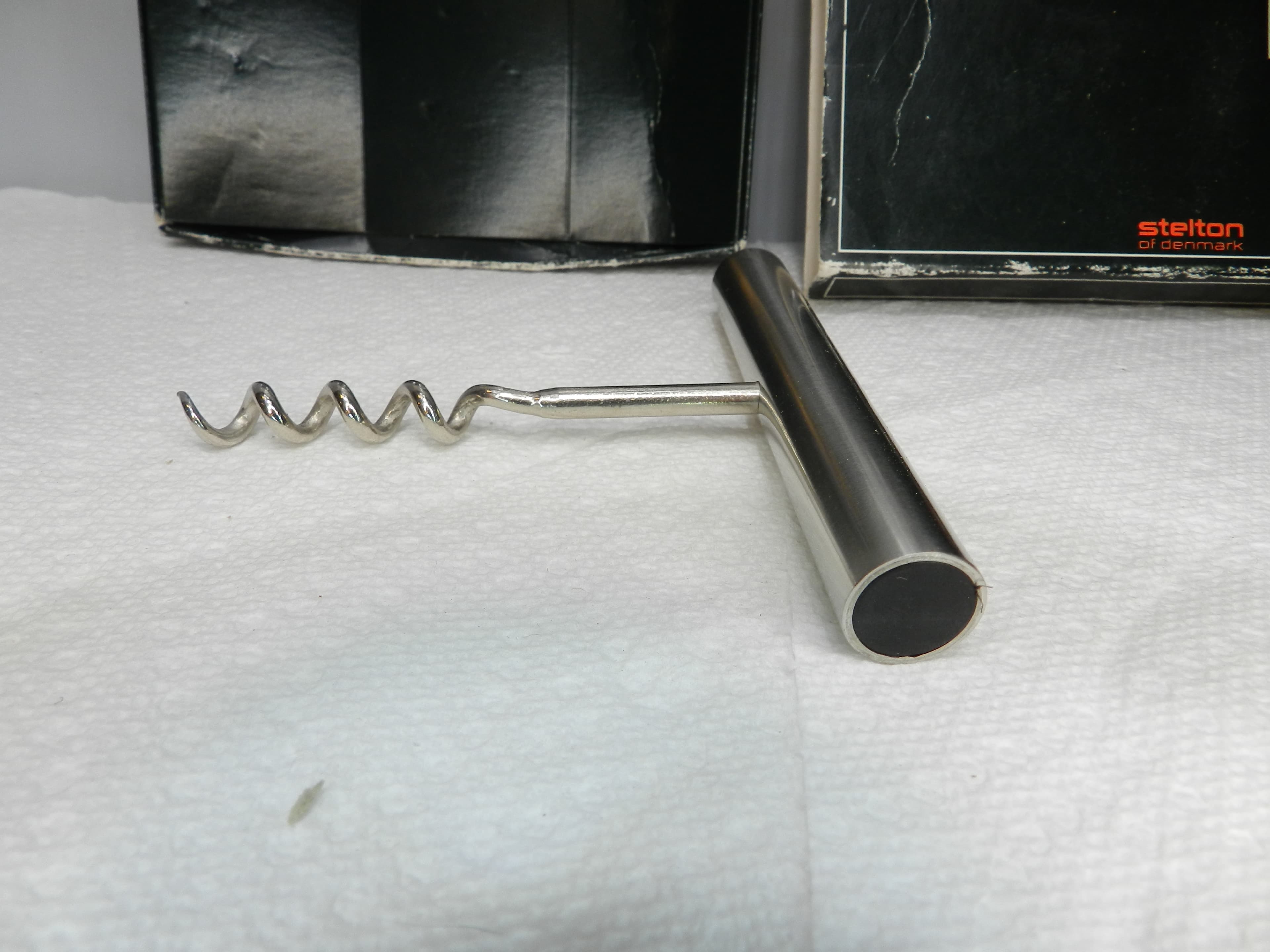 Stelton Of Denmark Cork Screw Stainless 18-8 Art no. 522  (N3S) - Thumbnail 4