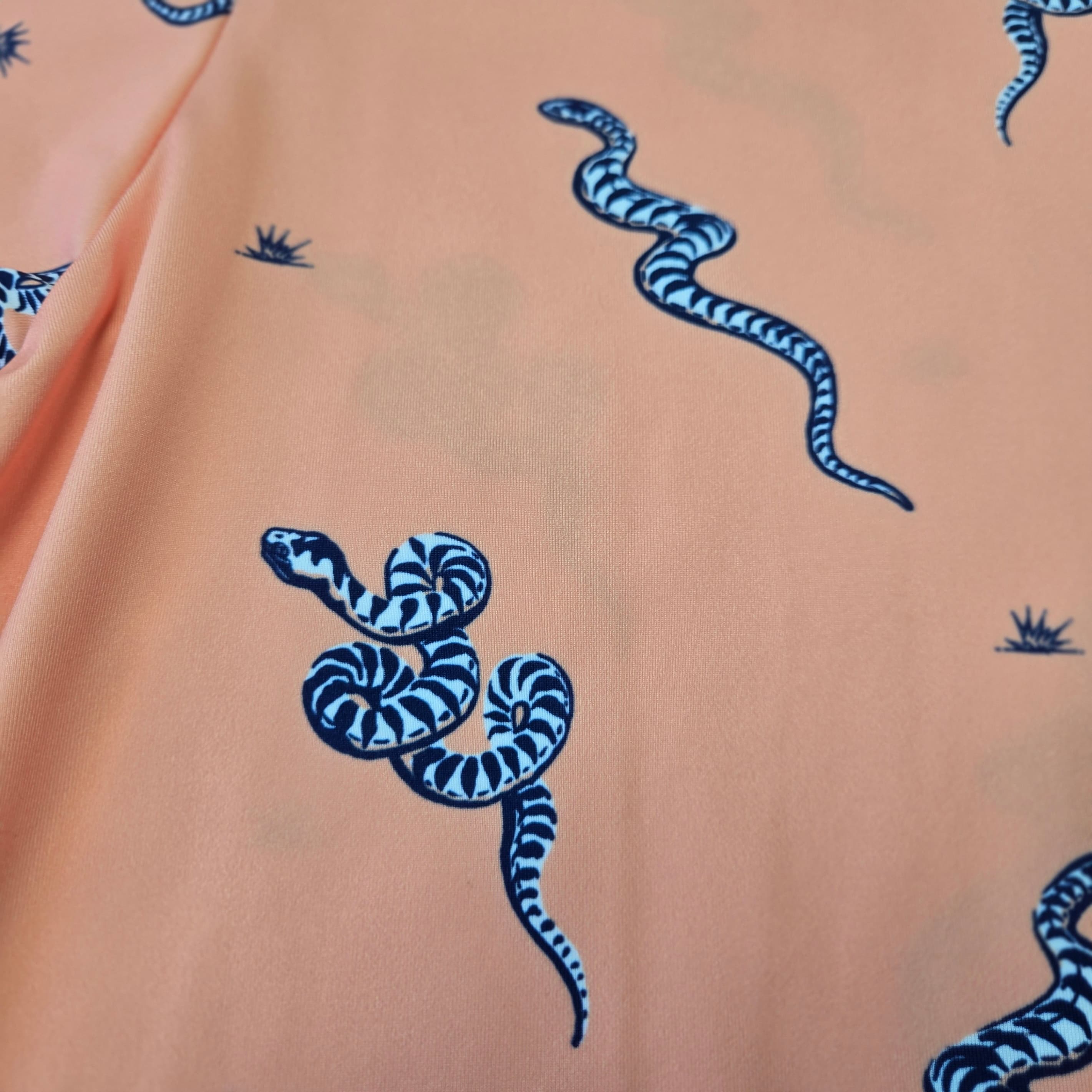 Bad Birdie Margaritaville Polo Shirt Snake Print 2XL - Thumbnail 11