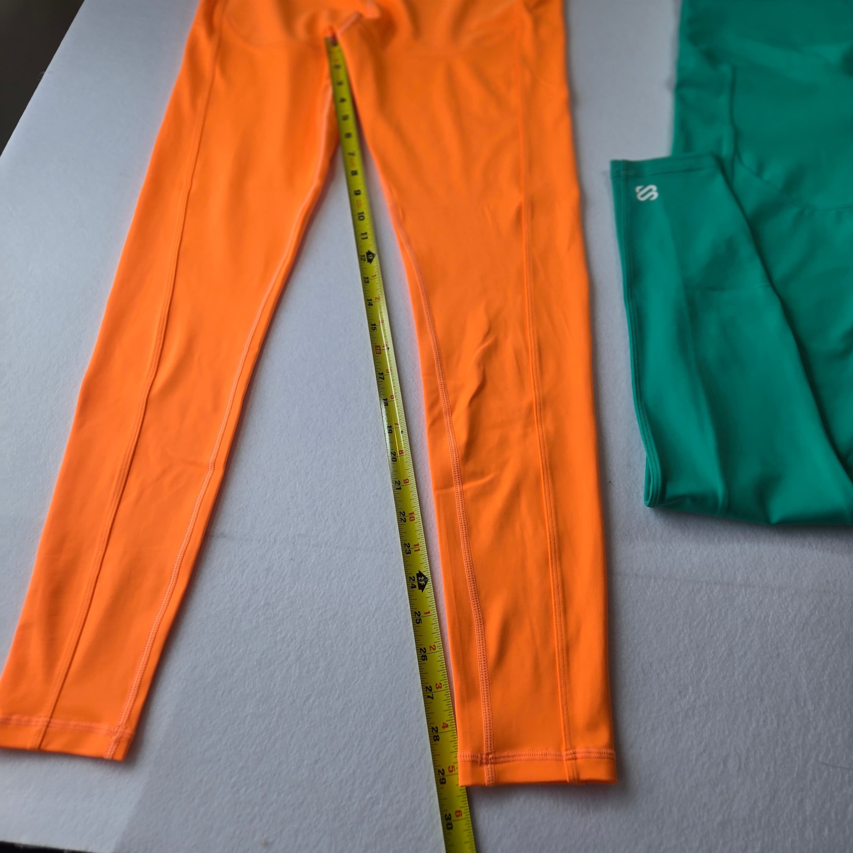 Sharny & Julius XL Leggings Set Orange & Teal - Thumbnail 5