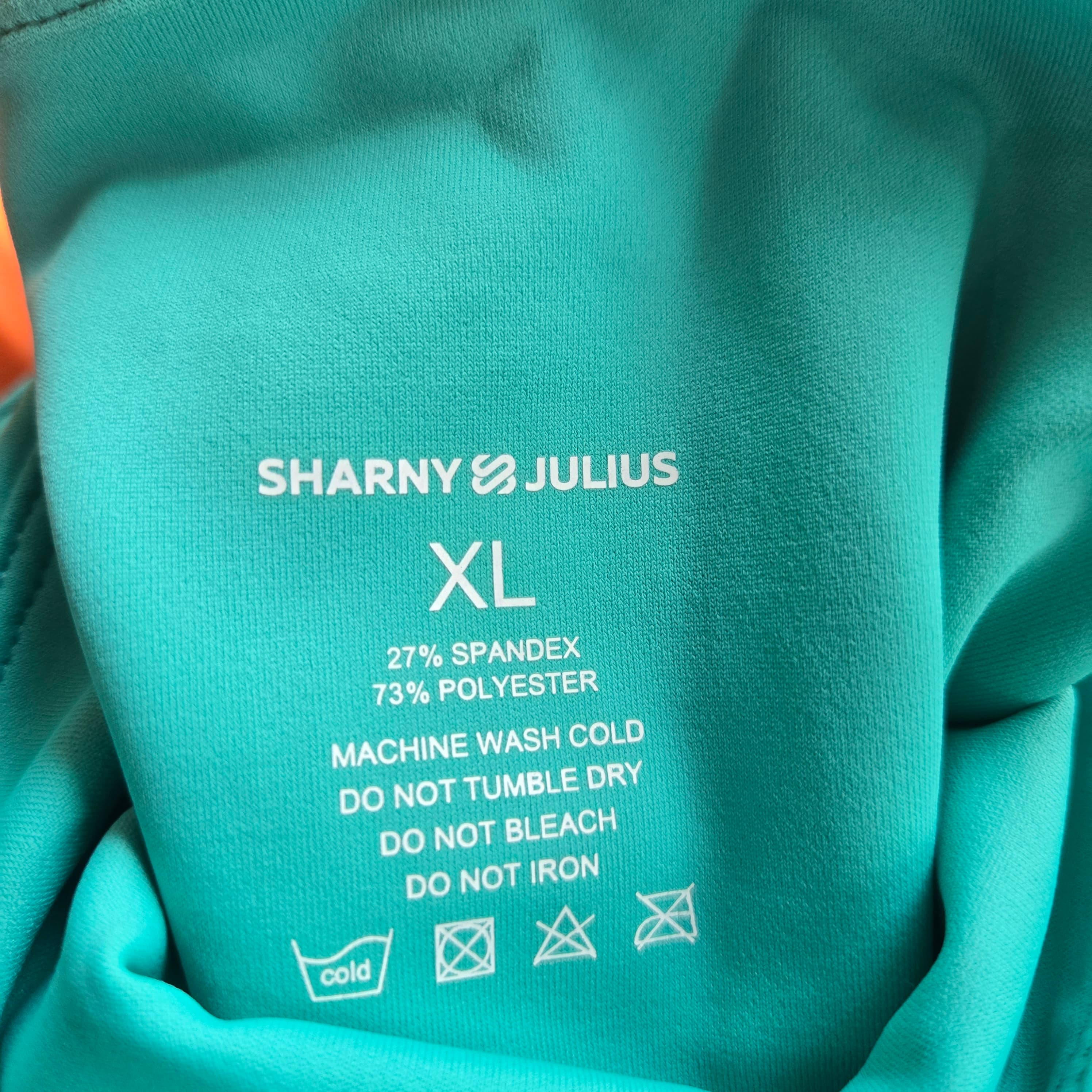 Sharny & Julius XL Leggings Set Orange & Teal - Thumbnail 3