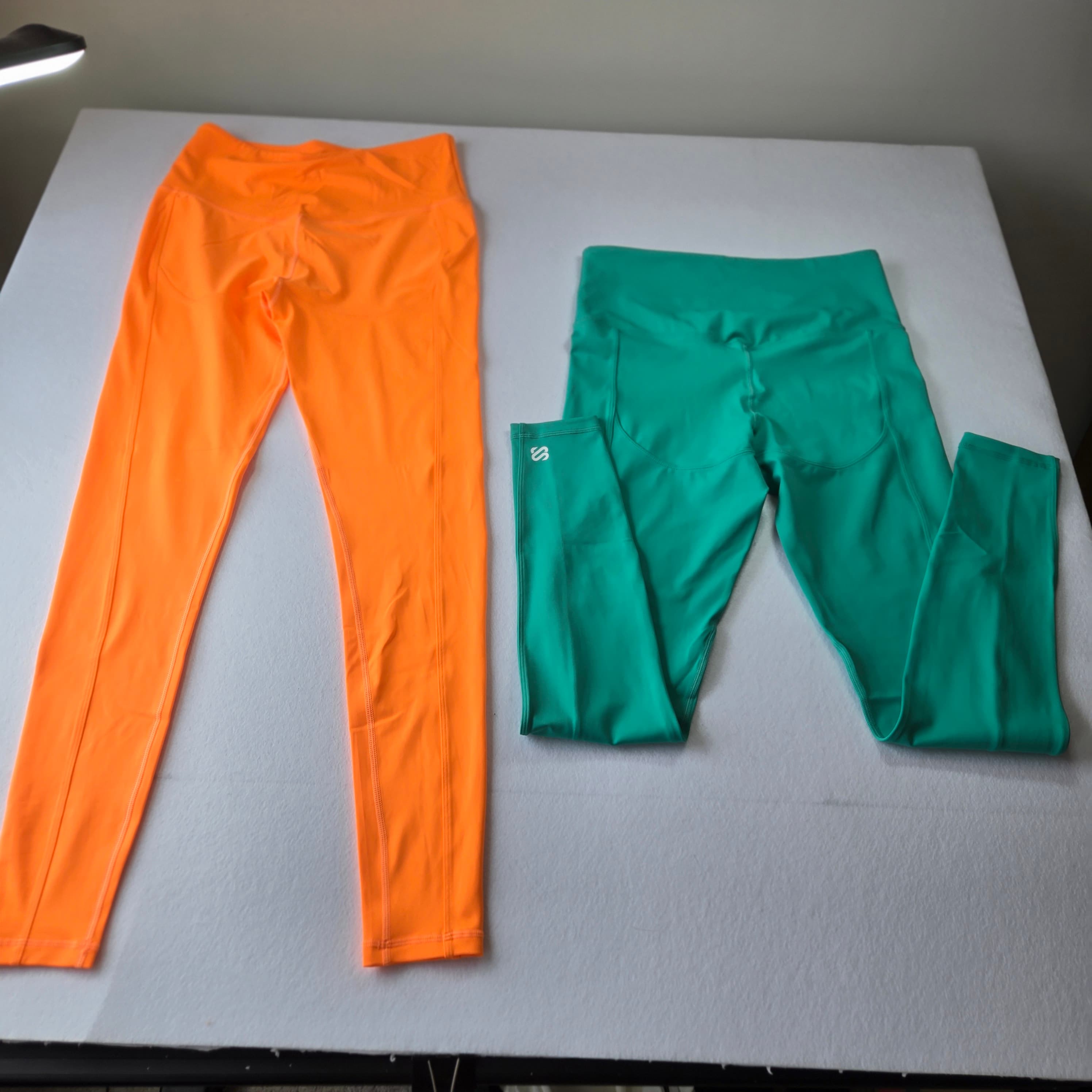 Sharny & Julius XL Leggings Set Orange & Teal