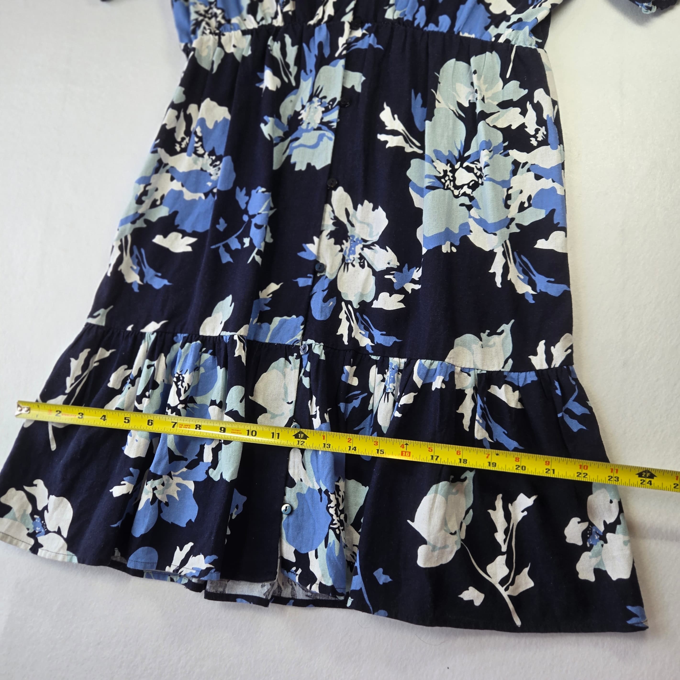 Ellen Tracy Floral Midi Dress Size M - Thumbnail 6