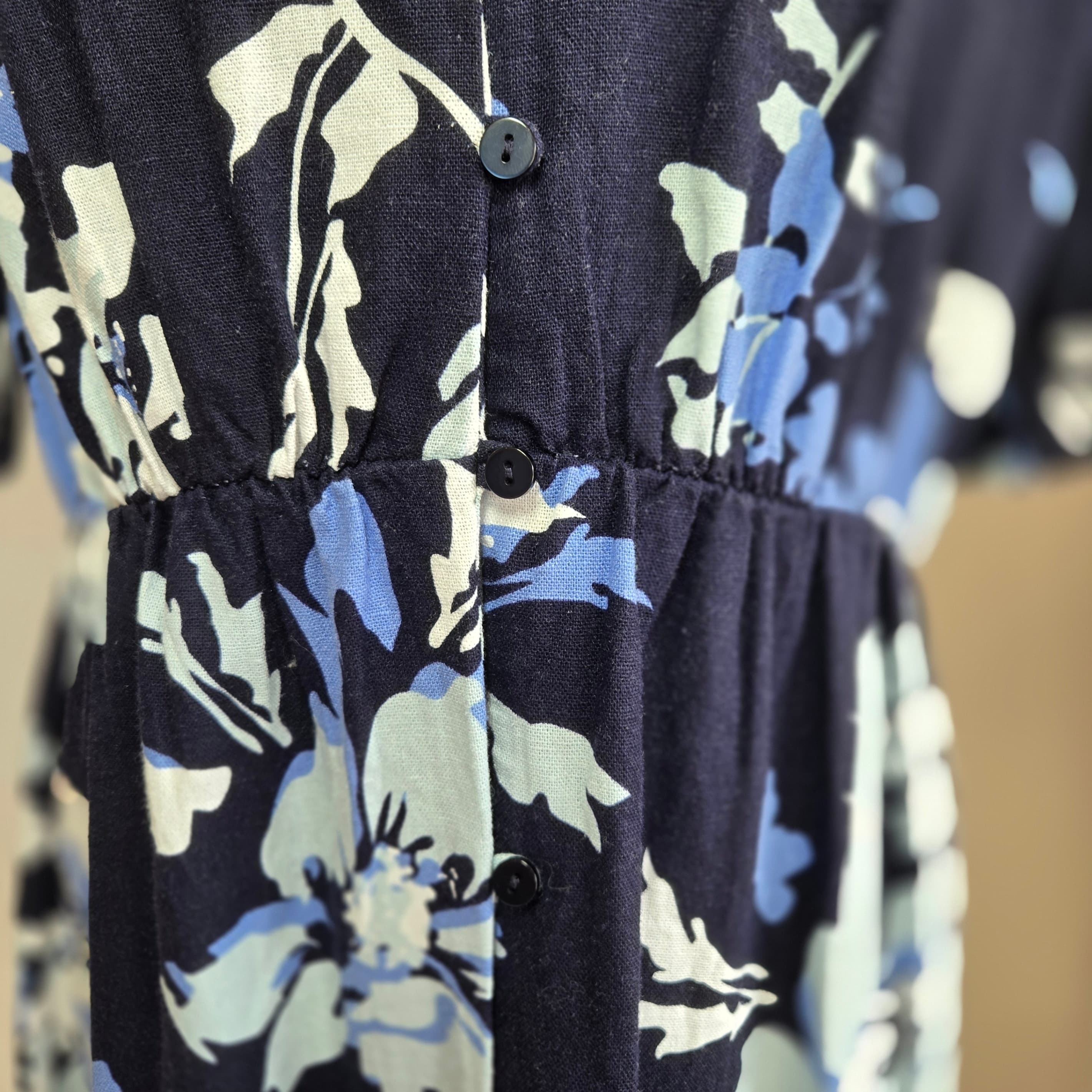 Ellen Tracy Floral Midi Dress Size M - Thumbnail 15