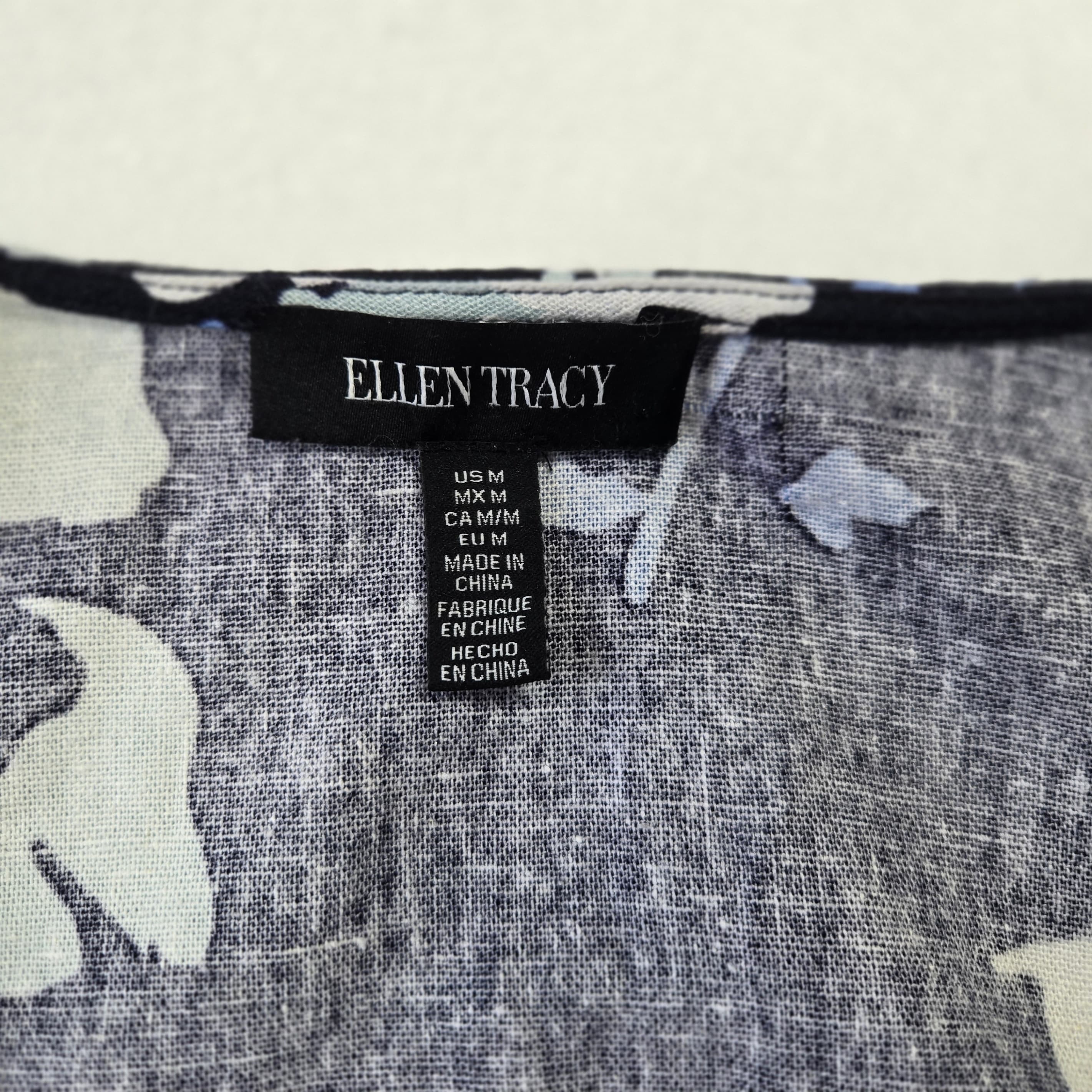 Ellen Tracy Floral Midi Dress Size M - Thumbnail 4