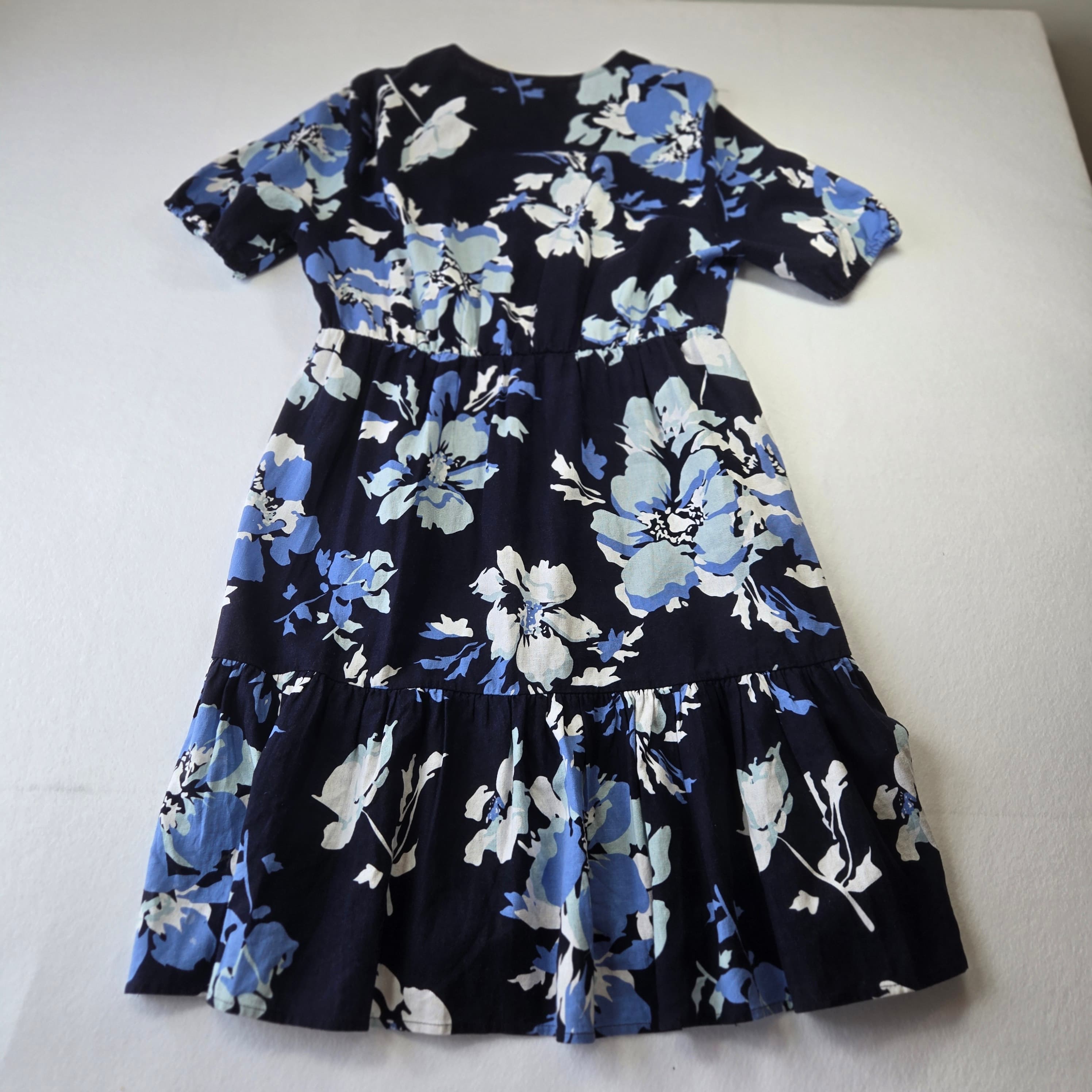 Ellen Tracy Floral Midi Dress Size M - Thumbnail 2