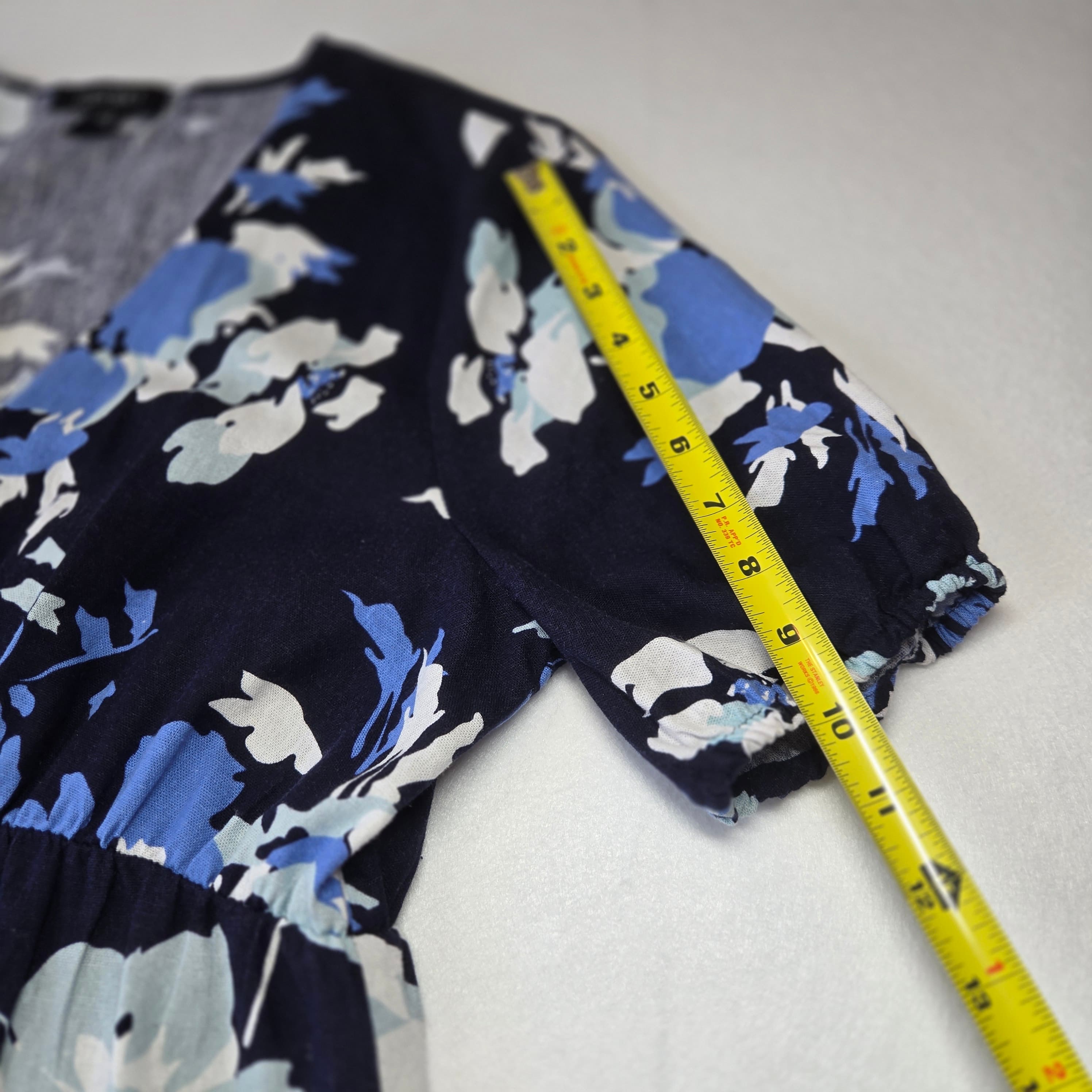 Ellen Tracy Floral Midi Dress Size M - Thumbnail 5