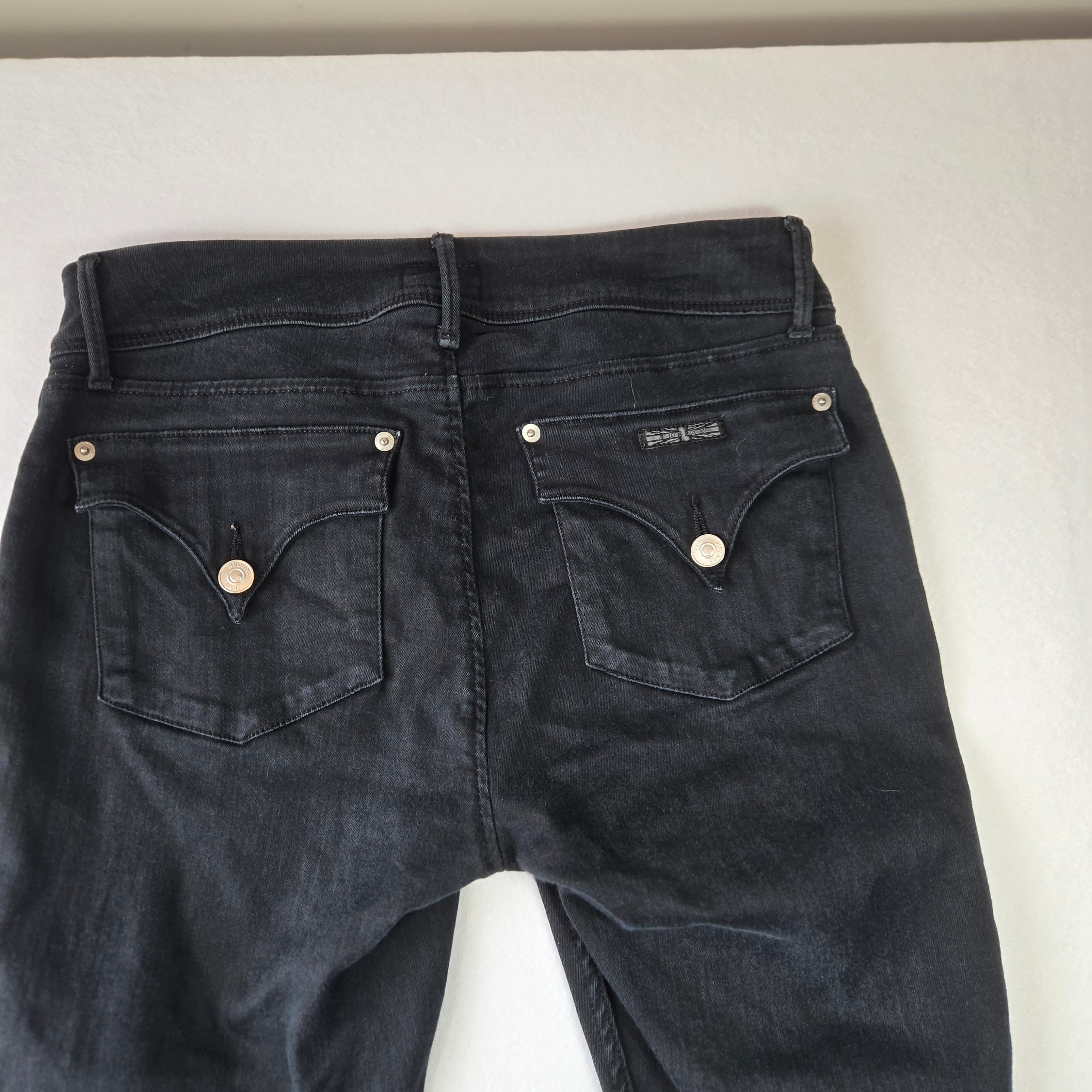Hudson Black Denim Jeans Size 29 - Thumbnail 4