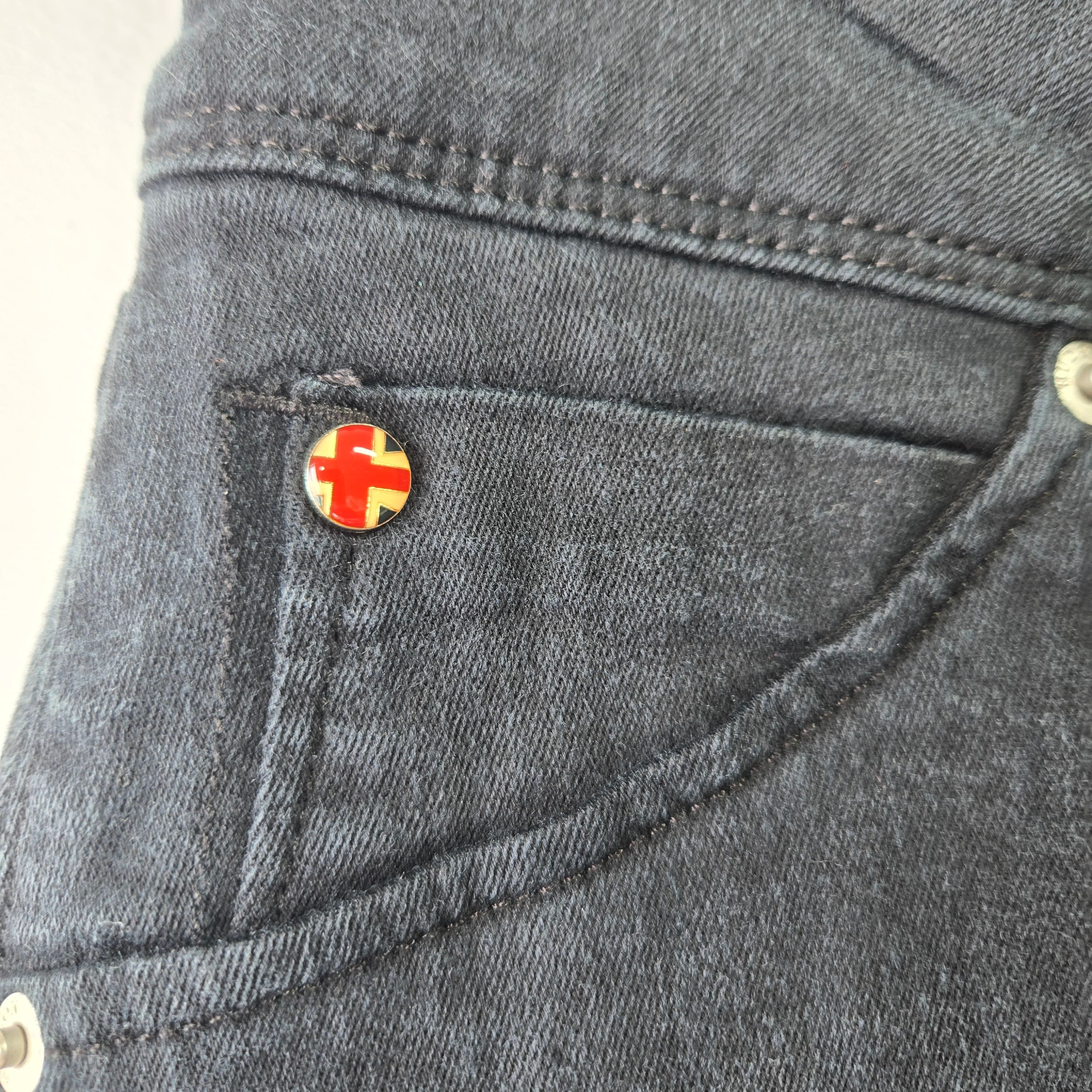Hudson Black Denim Jeans Size 29 - Thumbnail 8