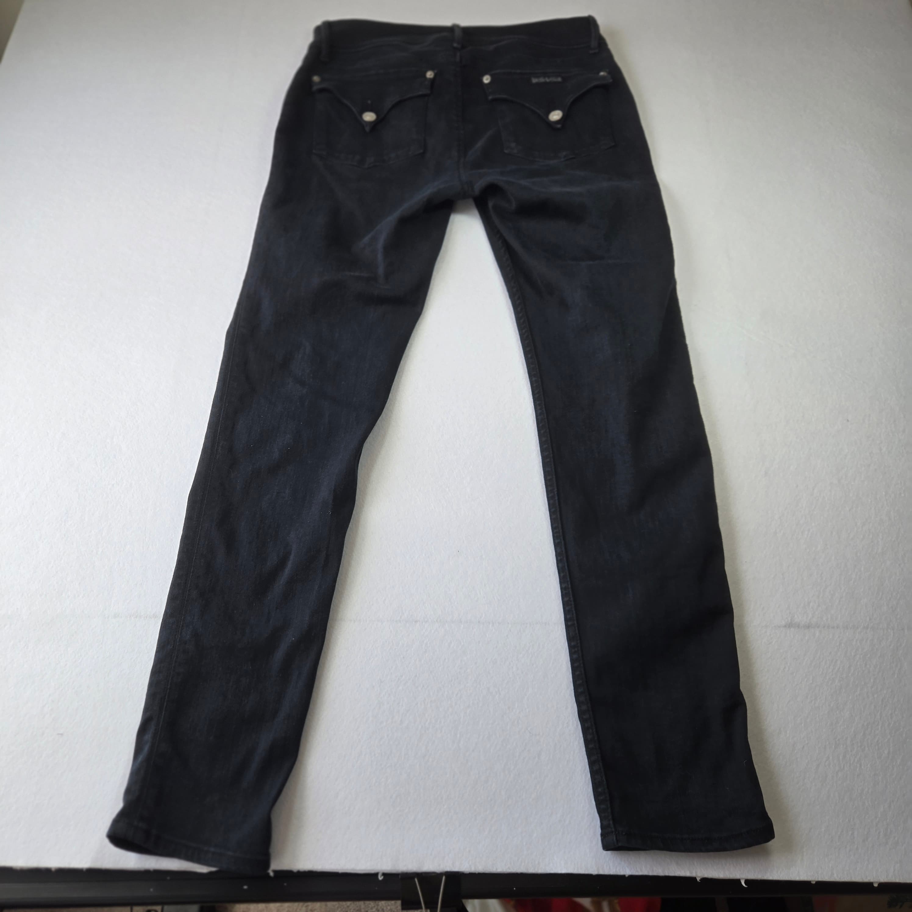 Hudson Black Denim Jeans Size 29 - Thumbnail 6