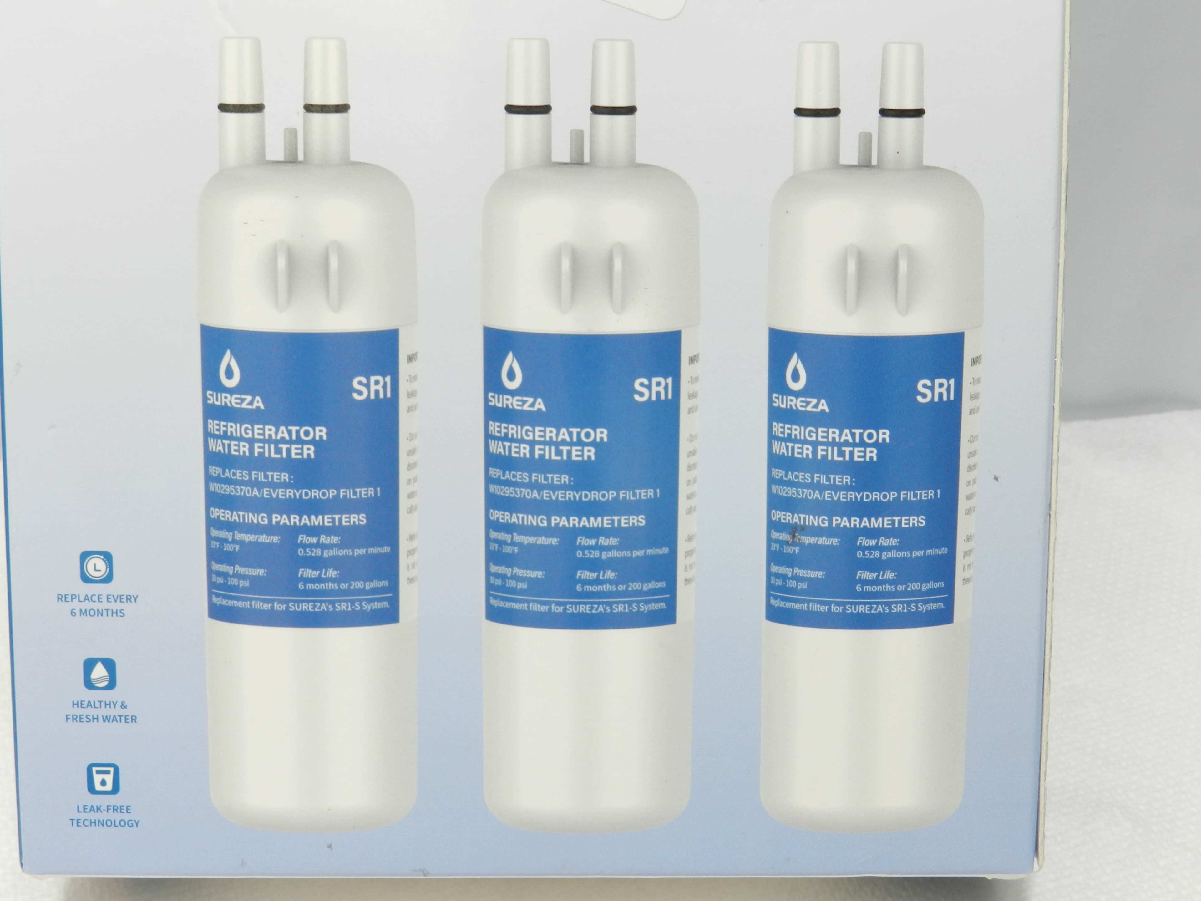 Refrigerator Water Filter Compatible Everydrop Filter 1 EDR1RXD1 W10295370A N5K - Thumbnail 3