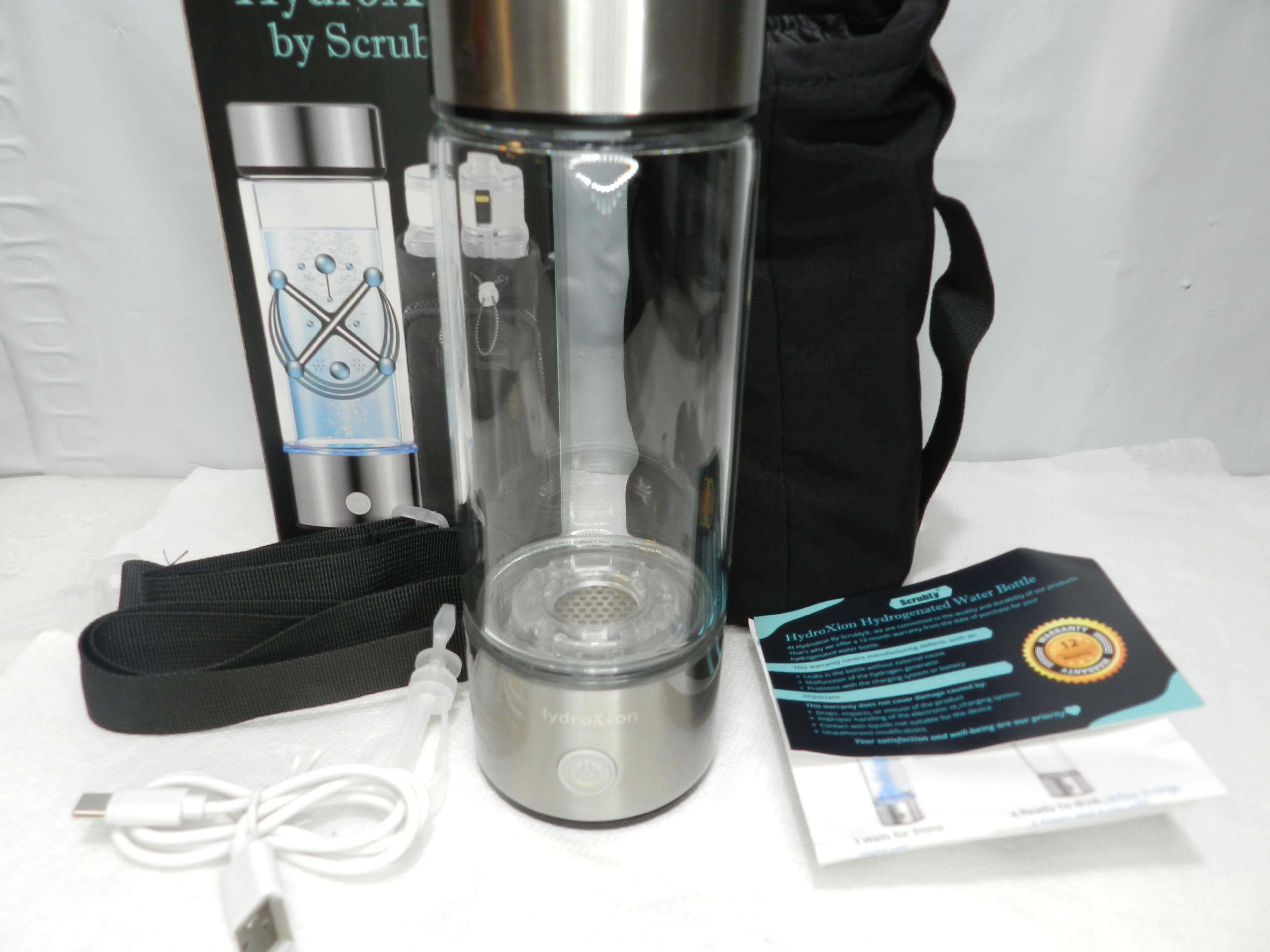 Scrubly HydroXion Hydrogenated Water Bottle Rechargeable Ionizer (N6K) - Thumbnail 9