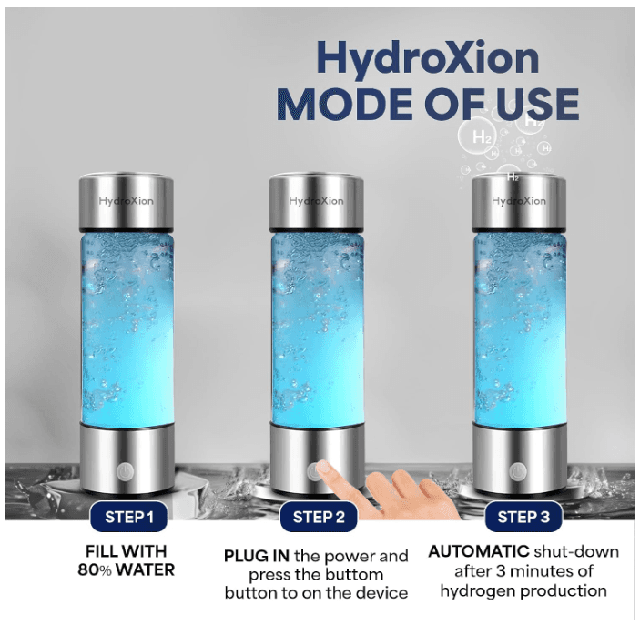 Scrubly HydroXion Hydrogenated Water Bottle Rechargeable Ionizer (N6K) - Thumbnail 4