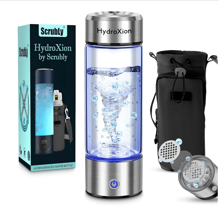 Scrubly HydroXion Hydrogenated Water Bottle Rechargeable Ionizer (N6K)
