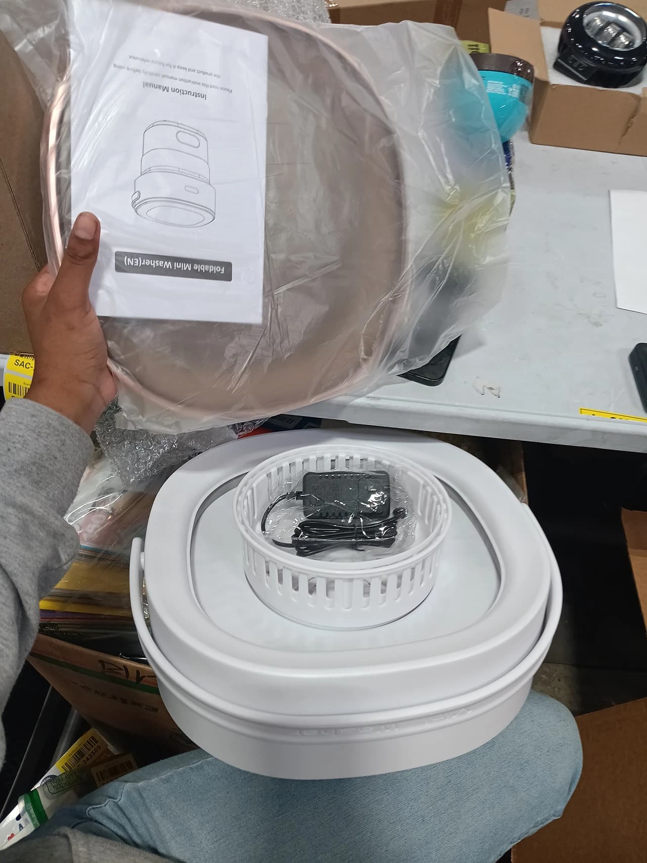 Foldable Mini Washing Machine Portable Lightweight - Thumbnail 2