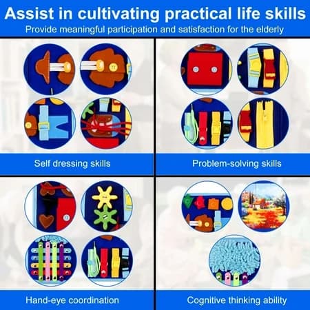 Sensory Activity Board for Dementia and Alzheimer's - Thumbnail 6
