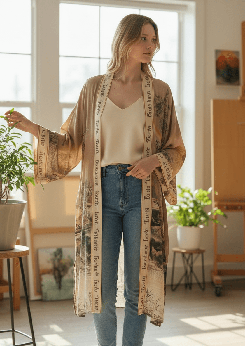 Market Of Stars Kimono - Thumbnail 3