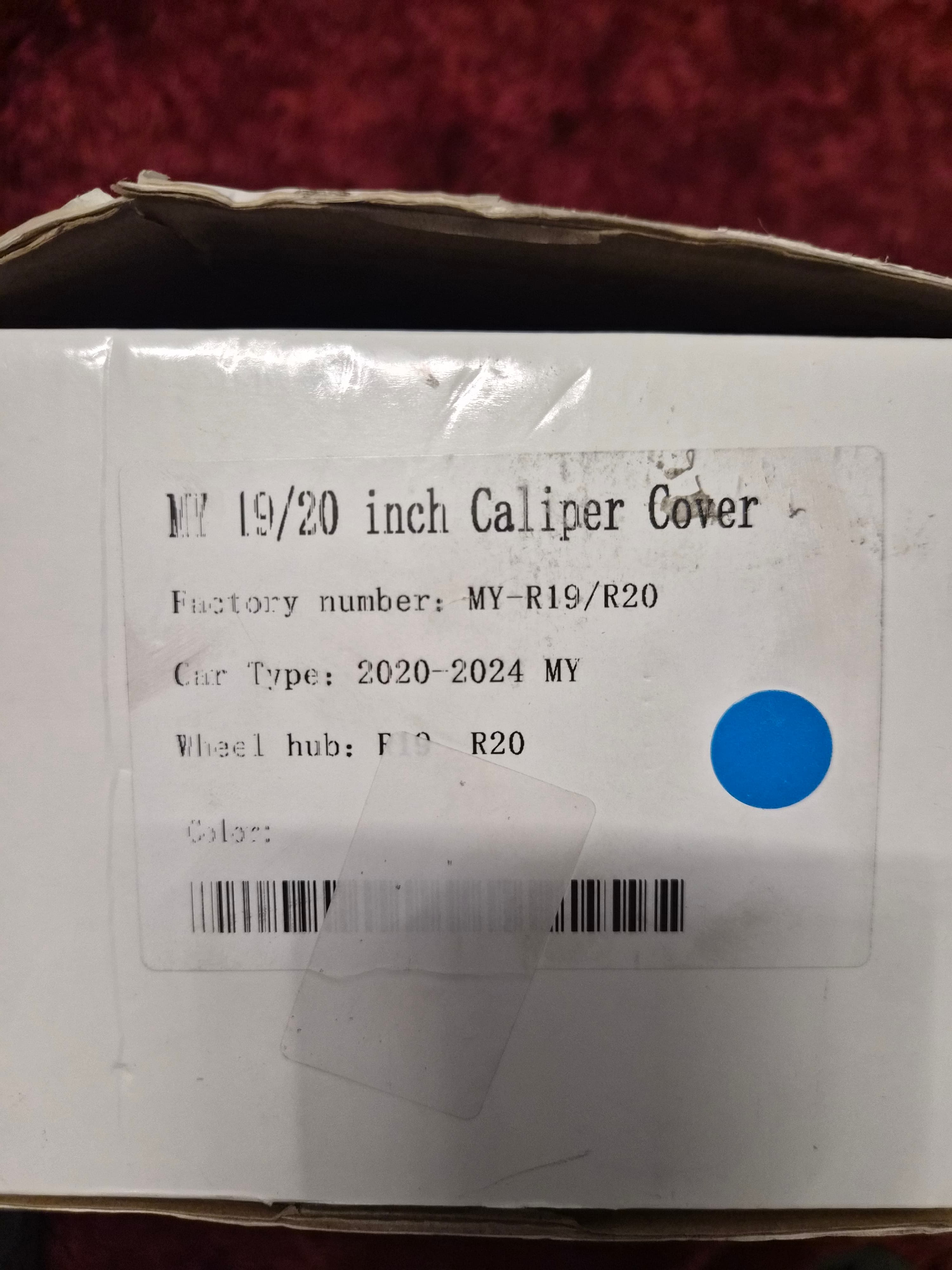 Tesla Model Y Blue Aluminum Alloy Brake Caliper Covers Set - Thumbnail 7