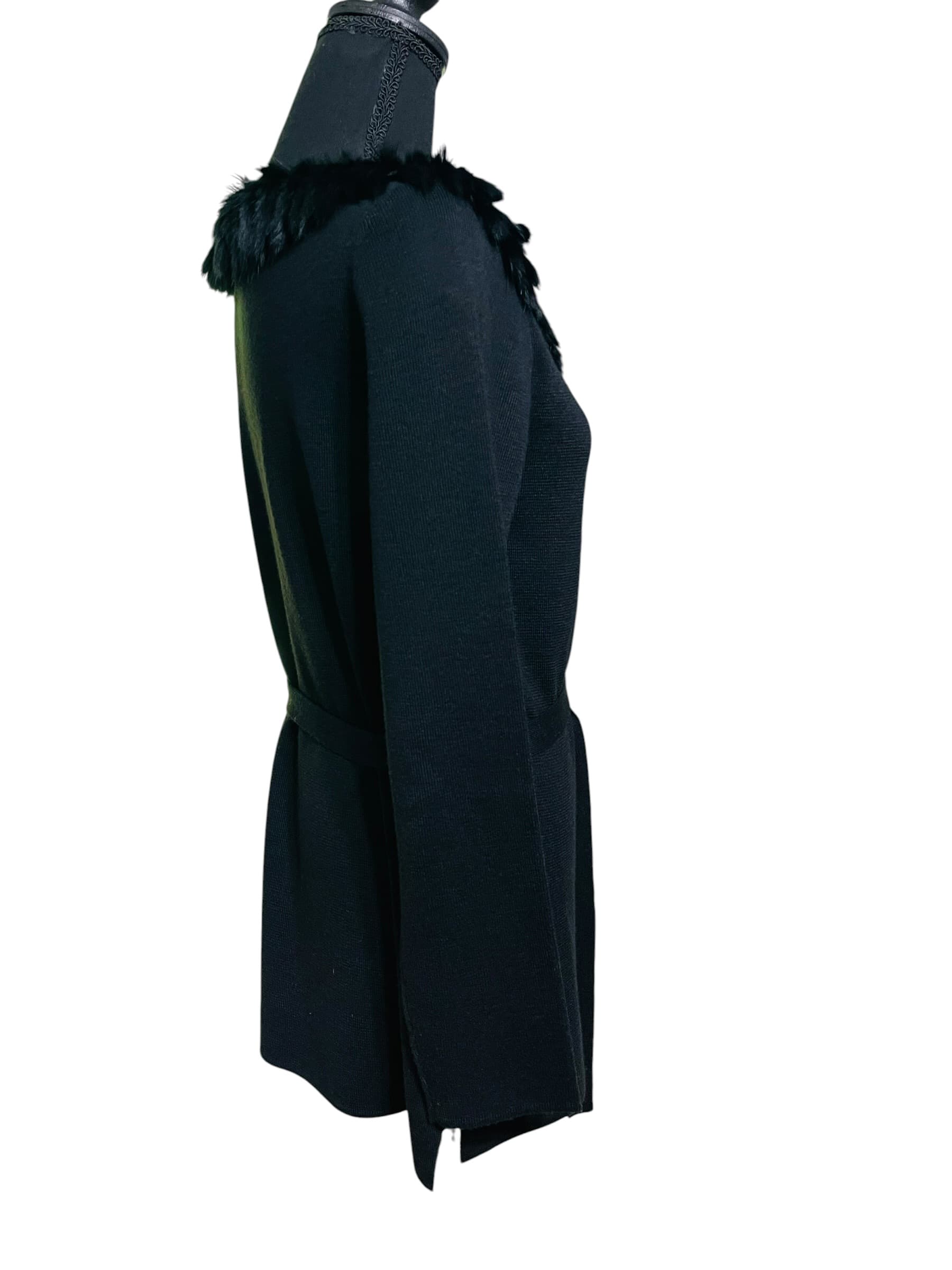 Nina Leonard Dress Feather Sweater - Thumbnail 4