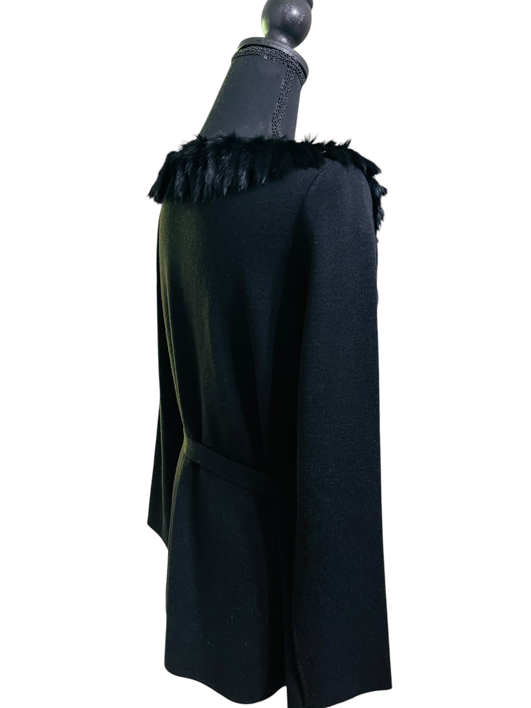 Nina Leonard Dress Feather Sweater - Thumbnail 5