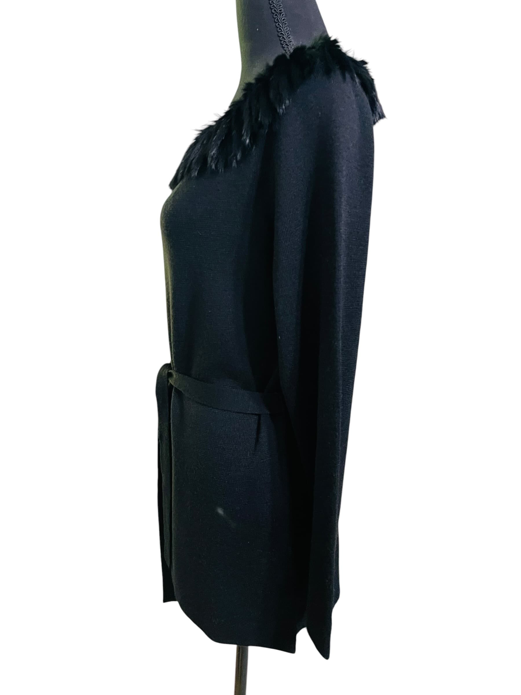 Nina Leonard Dress Feather Sweater - Thumbnail 7