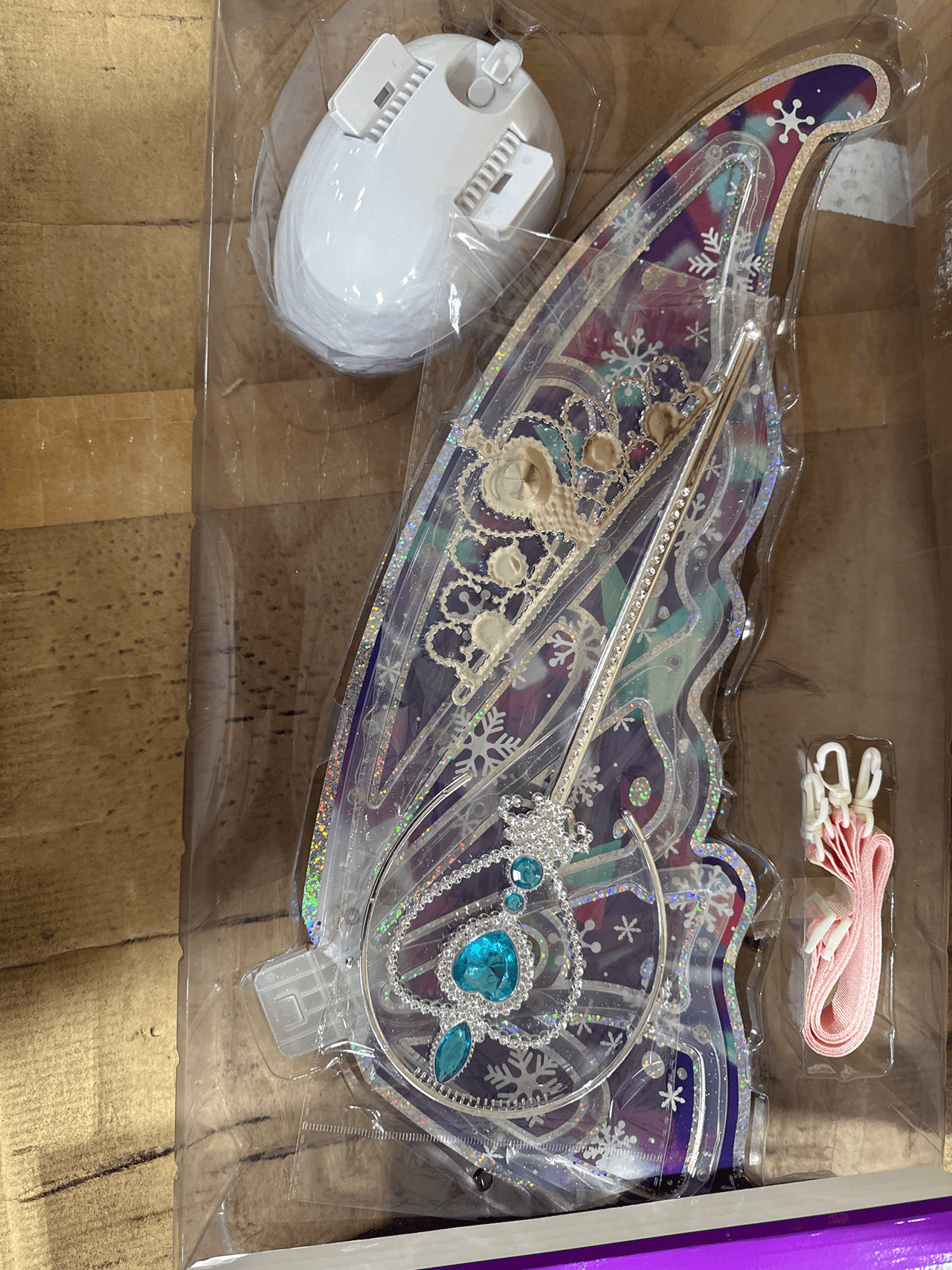 LED Light Up Musical Fairy Wings with Batteries - Thumbnail 3