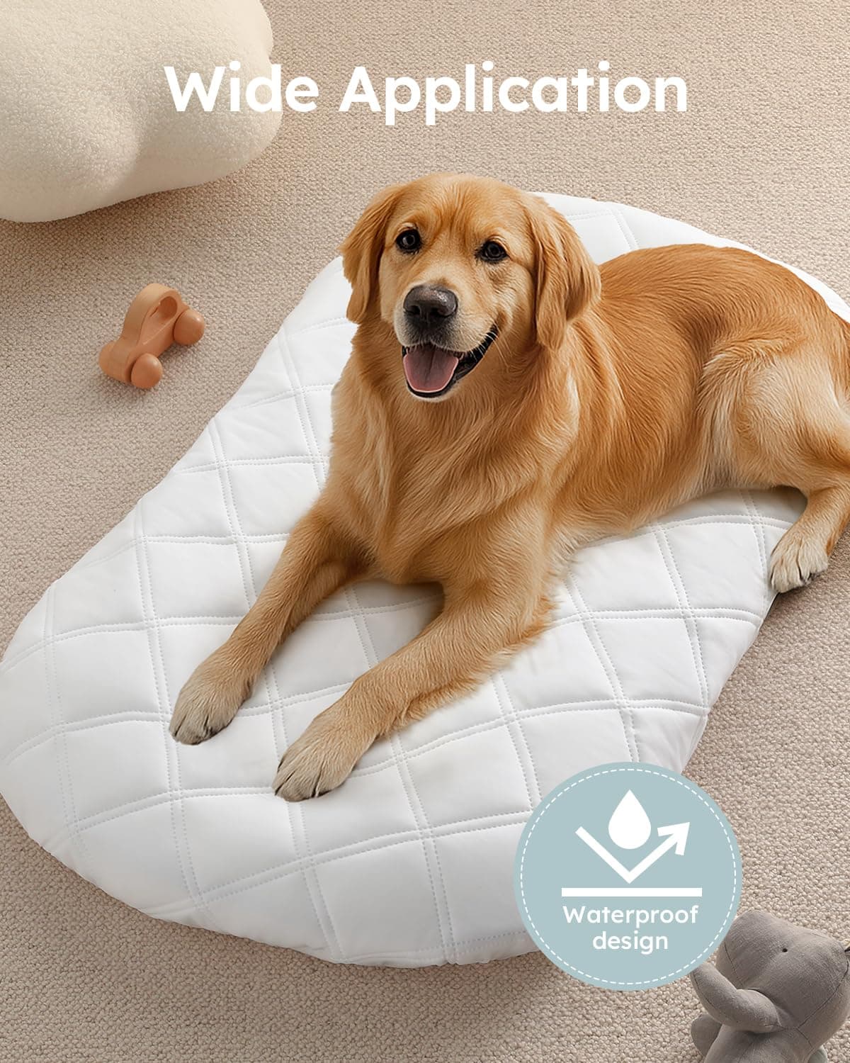 YOOFOSS Crib Mattress Protector Waterproof Hypoallergenic - Thumbnail 8